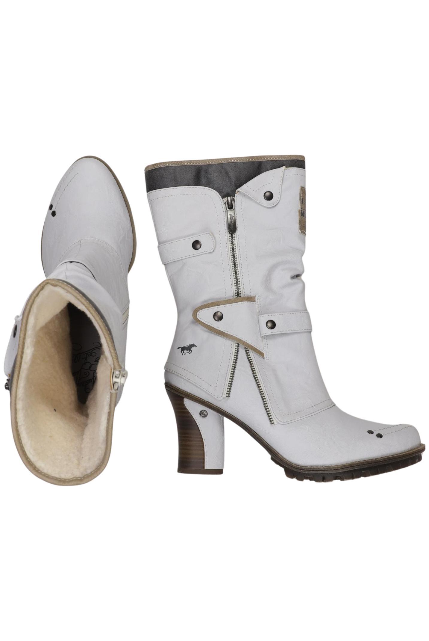 

Mustang Damen Stiefel, weiß, Gr. 41