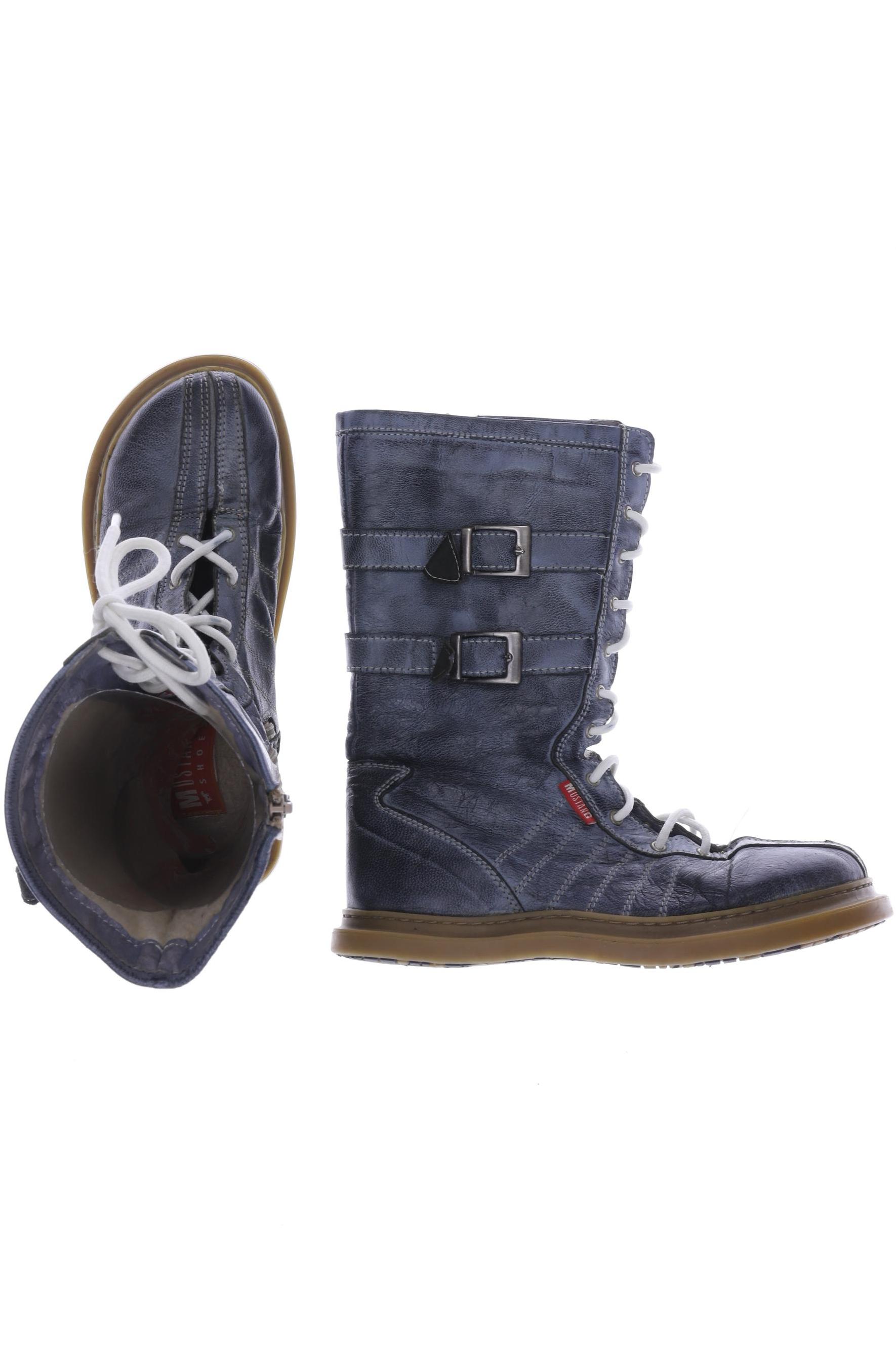 

Mustang Damen Stiefel, hellblau, Gr. 40