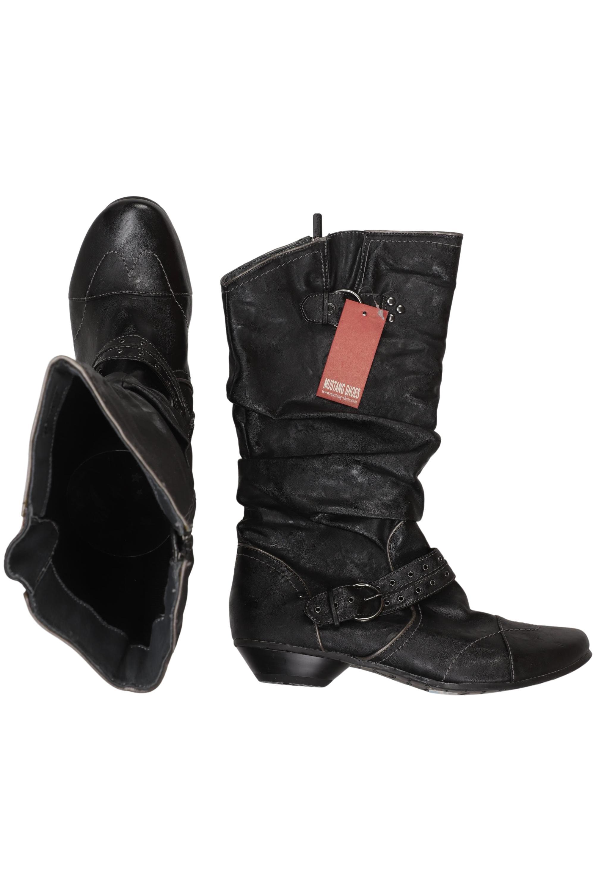 

Mustang Damen Stiefel, schwarz, Gr. 43