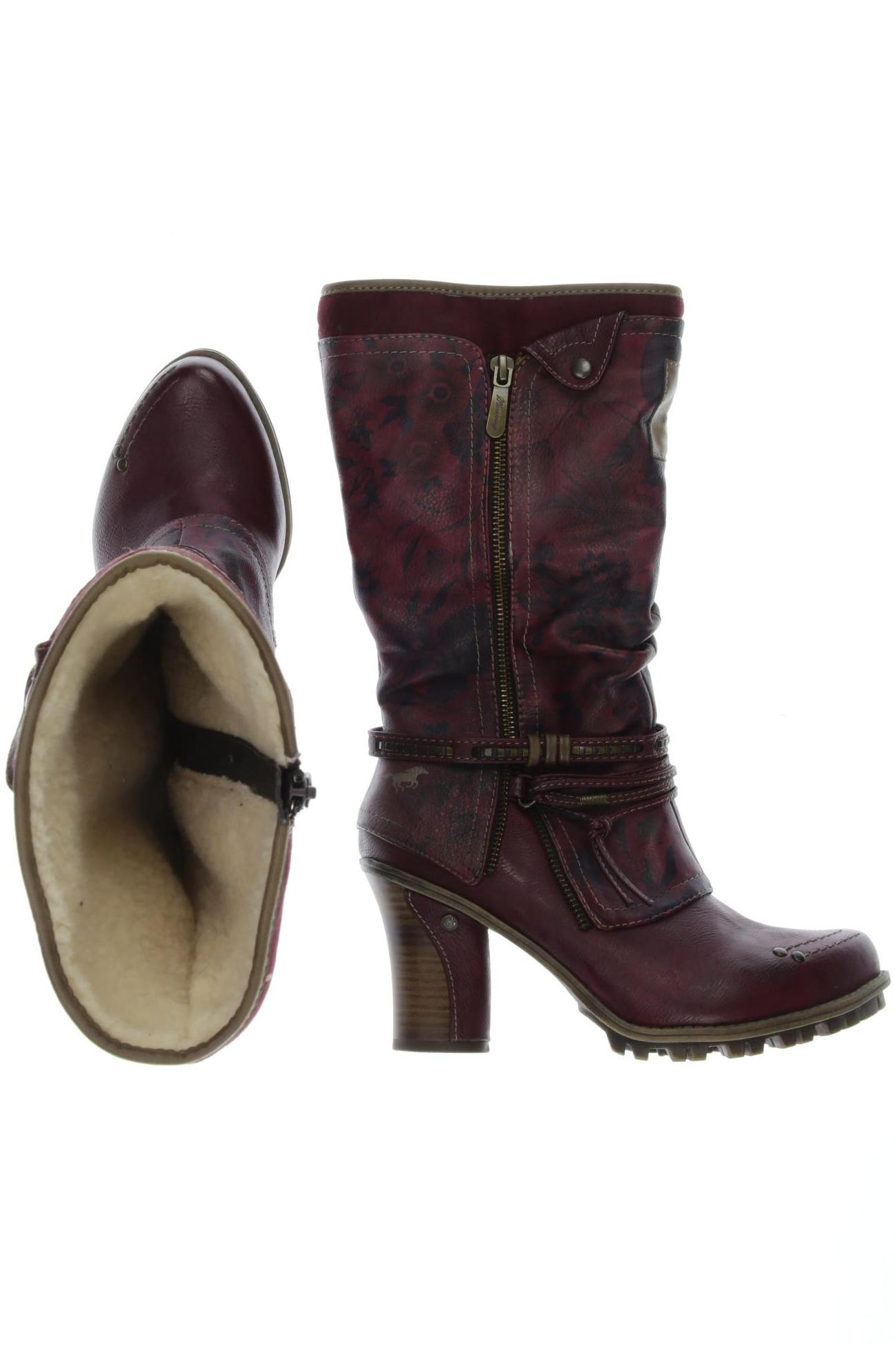 

Mustang Damen Stiefel, bordeaux, Gr. 38