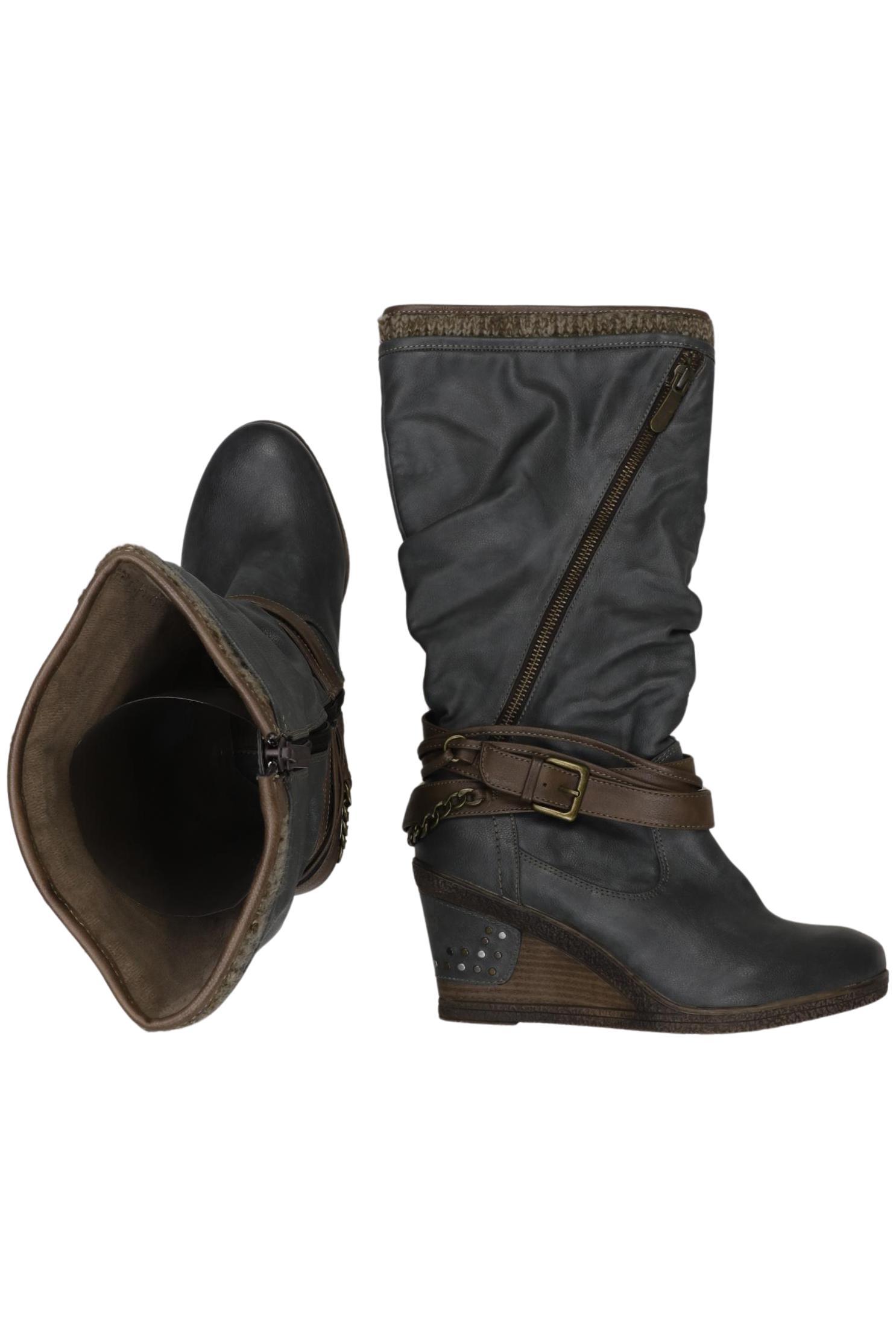 

Mustang Damen Stiefel, grau, Gr. 38