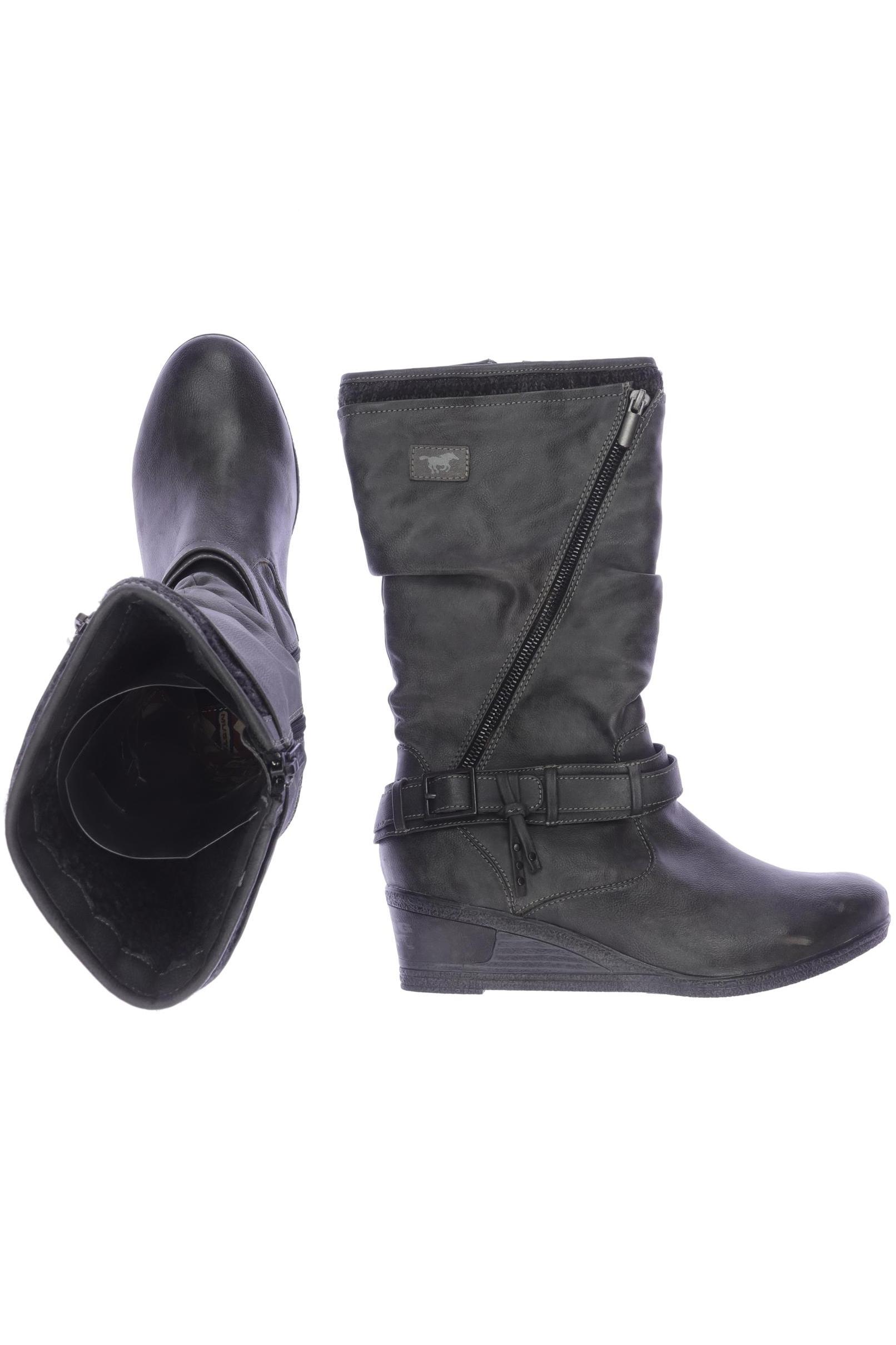 

Mustang Damen Stiefel, grau, Gr. 40
