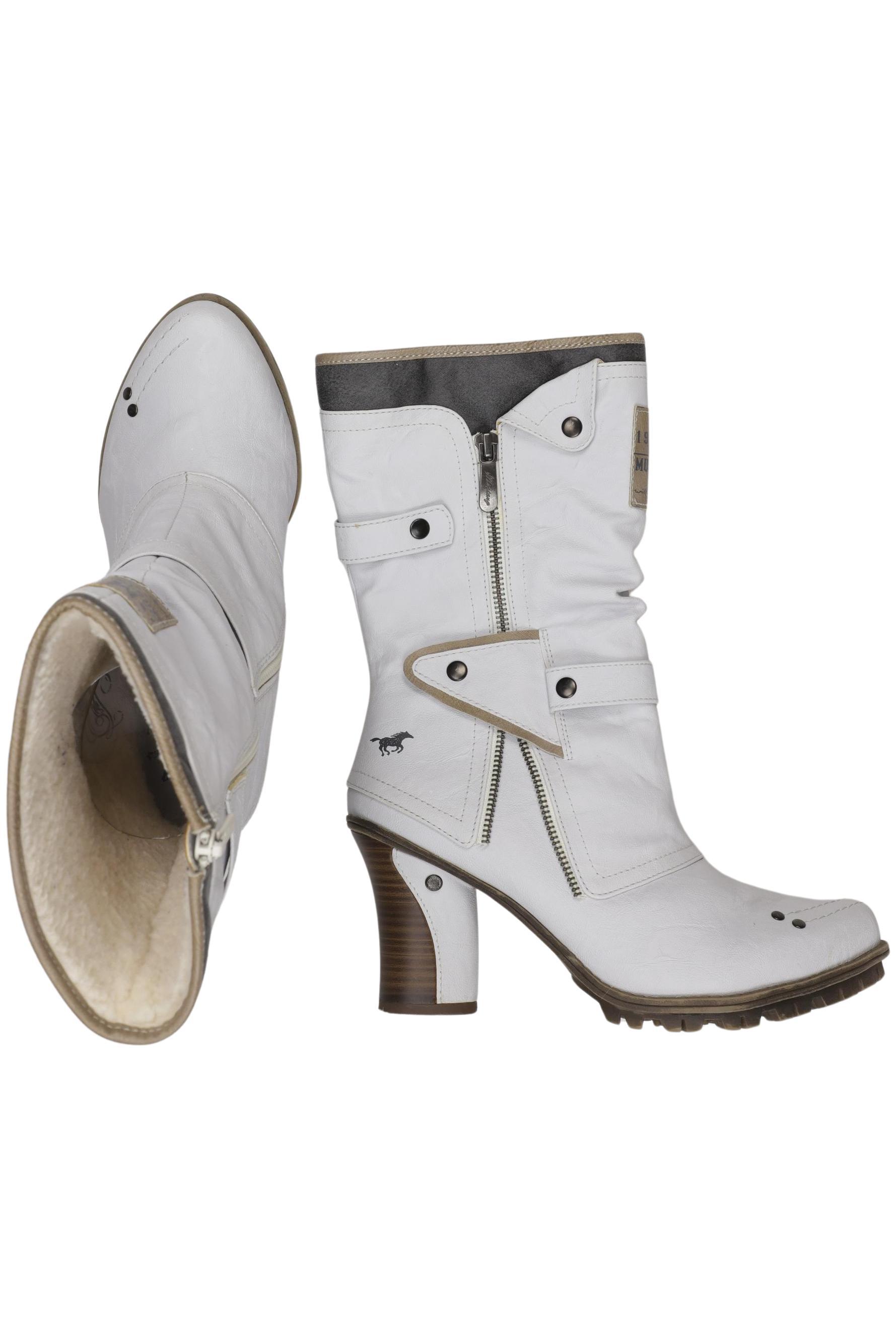 

Mustang Damen Stiefel, weiß, Gr. 40