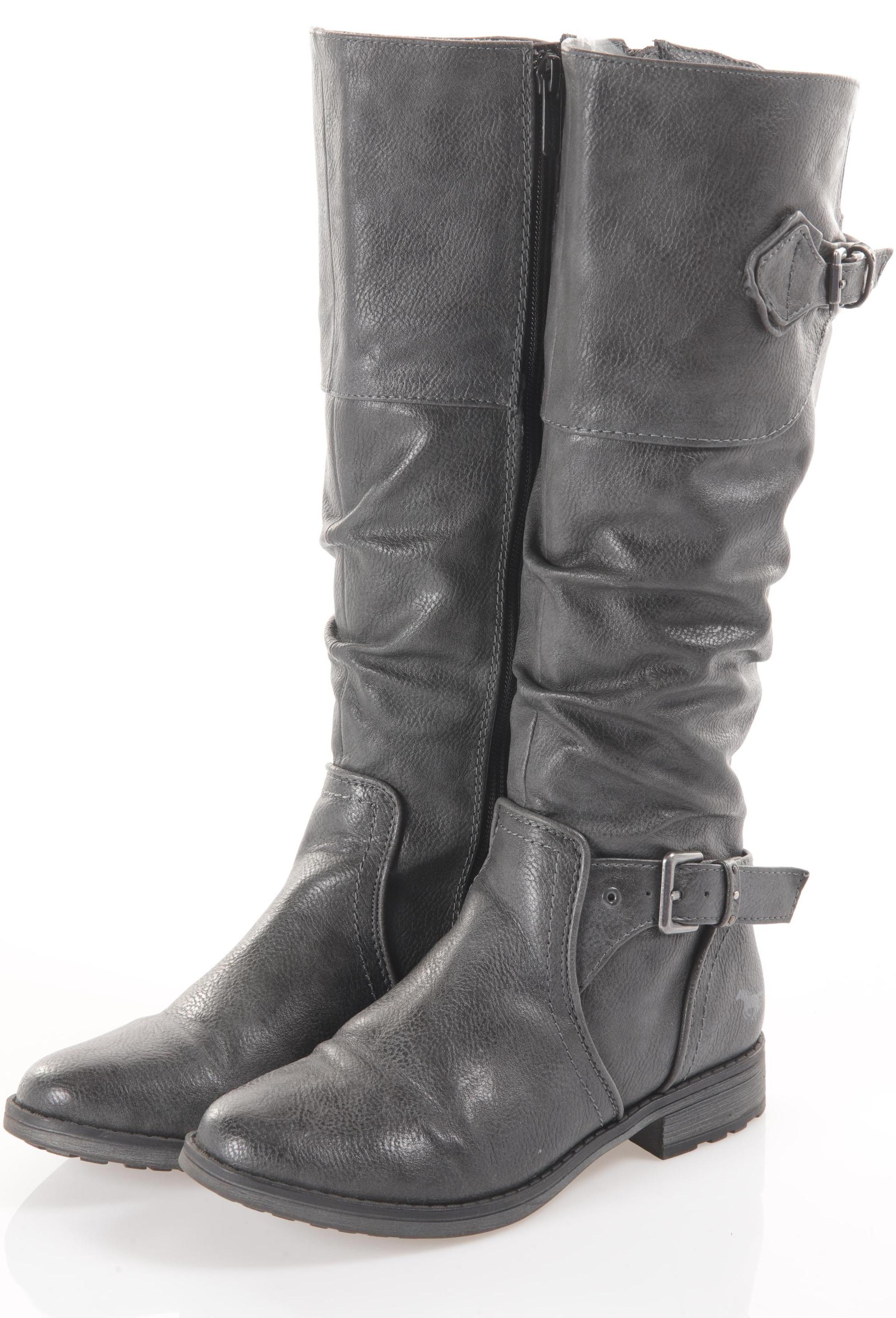 

Mustang Damen Stiefel, grau, Gr. 36