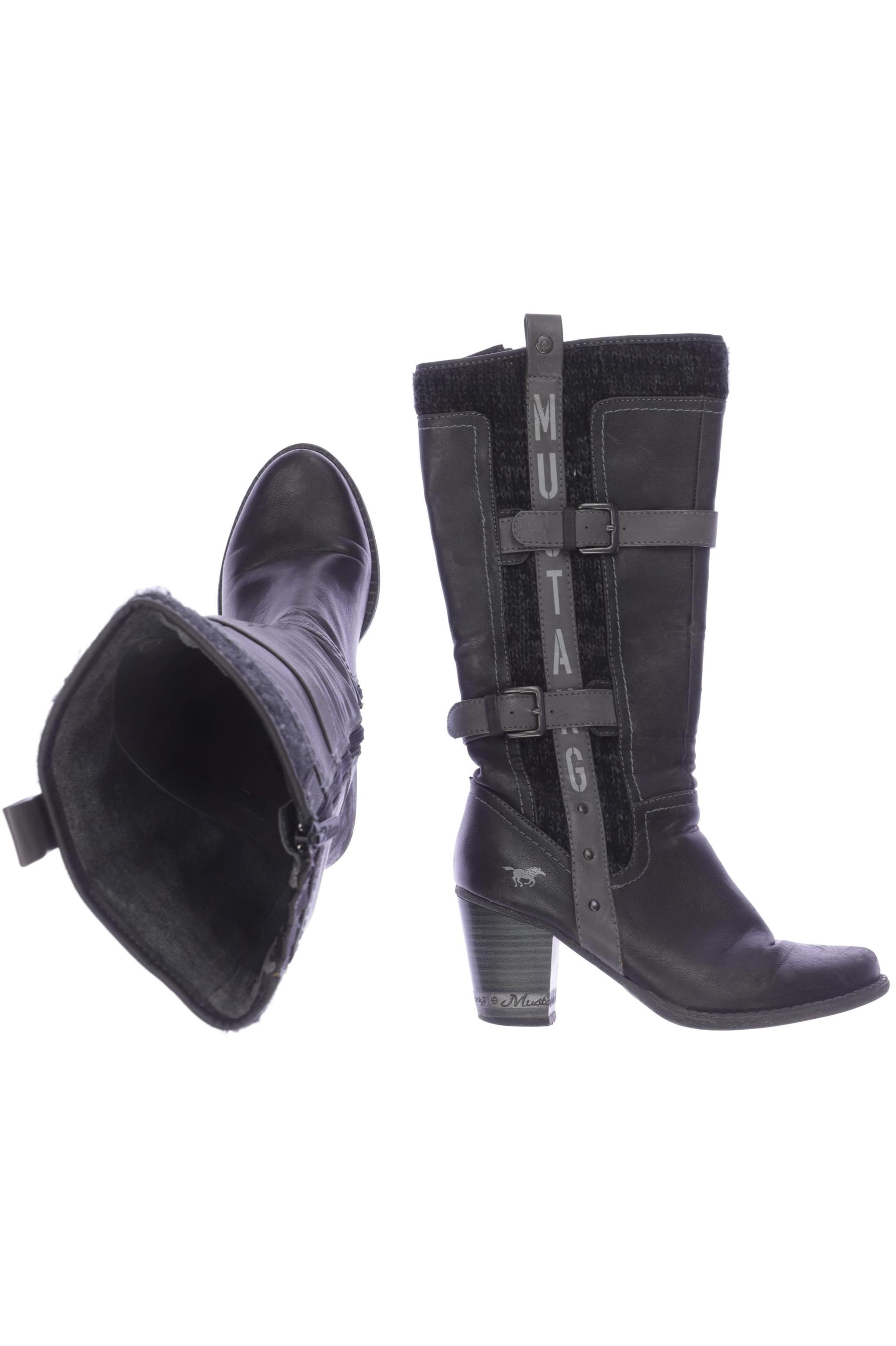

Mustang Damen Stiefel, grau, Gr. 36
