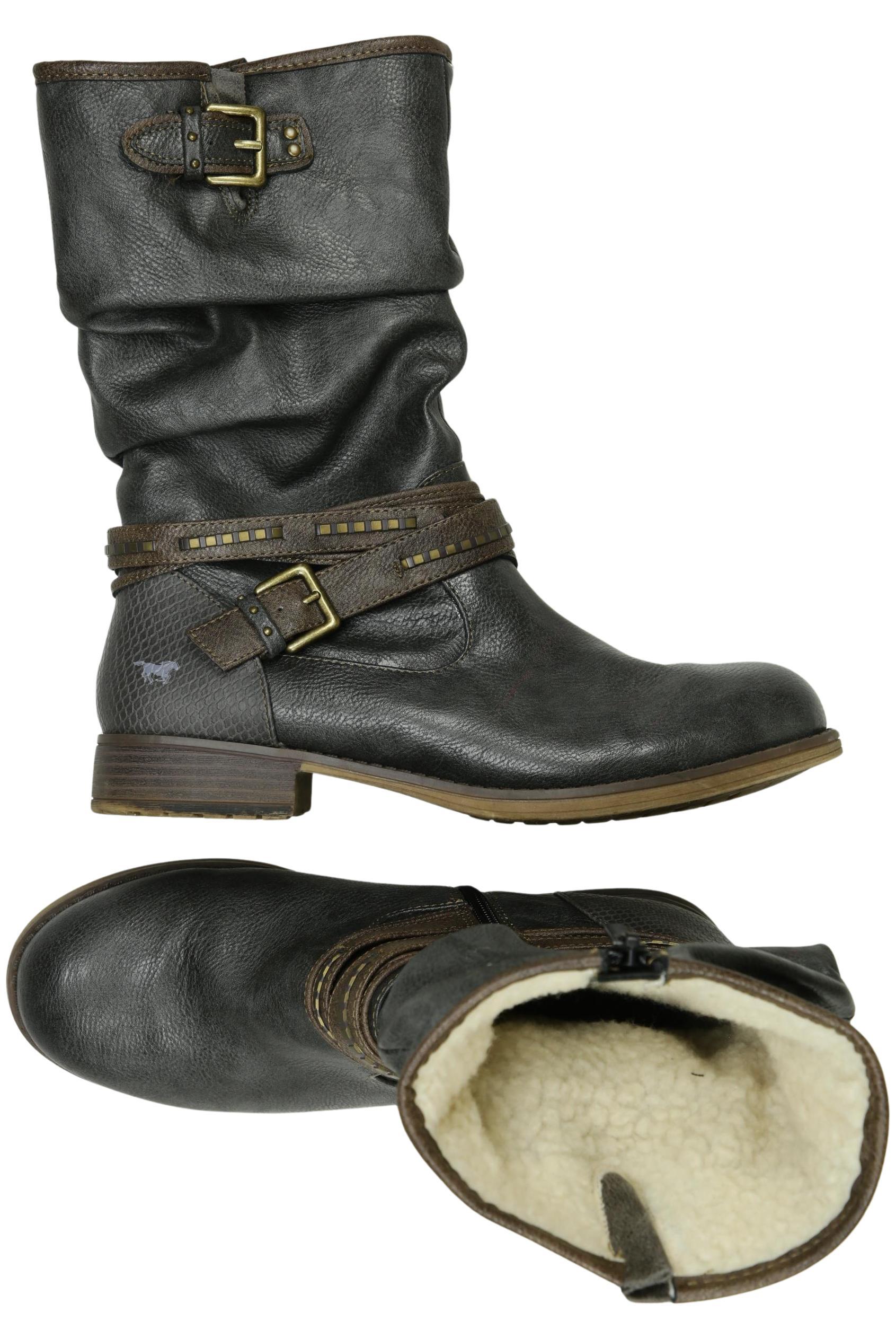 

Mustang Damen Stiefel, grau, Gr. 40