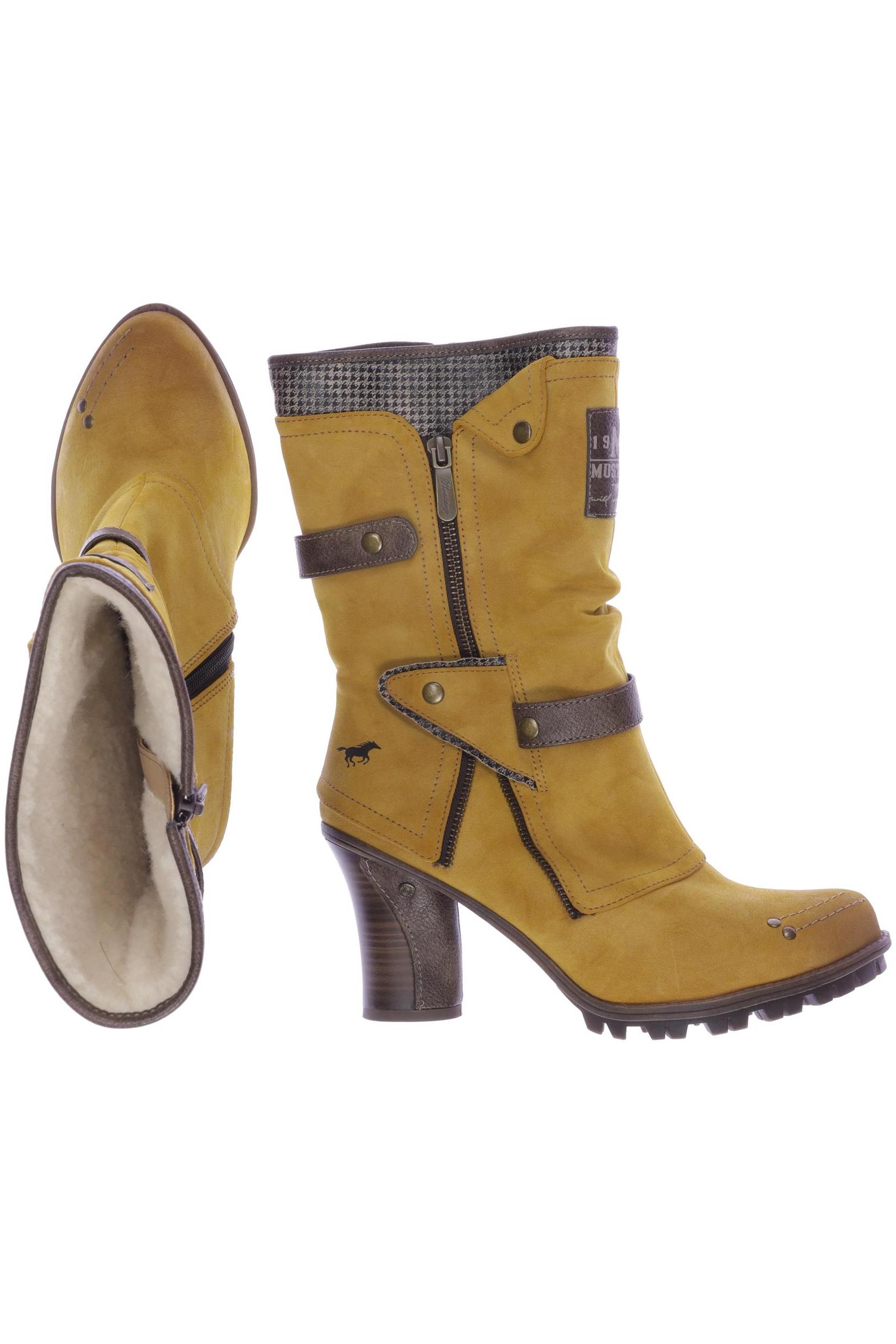 

Mustang Damen Stiefel, gelb, Gr. 40