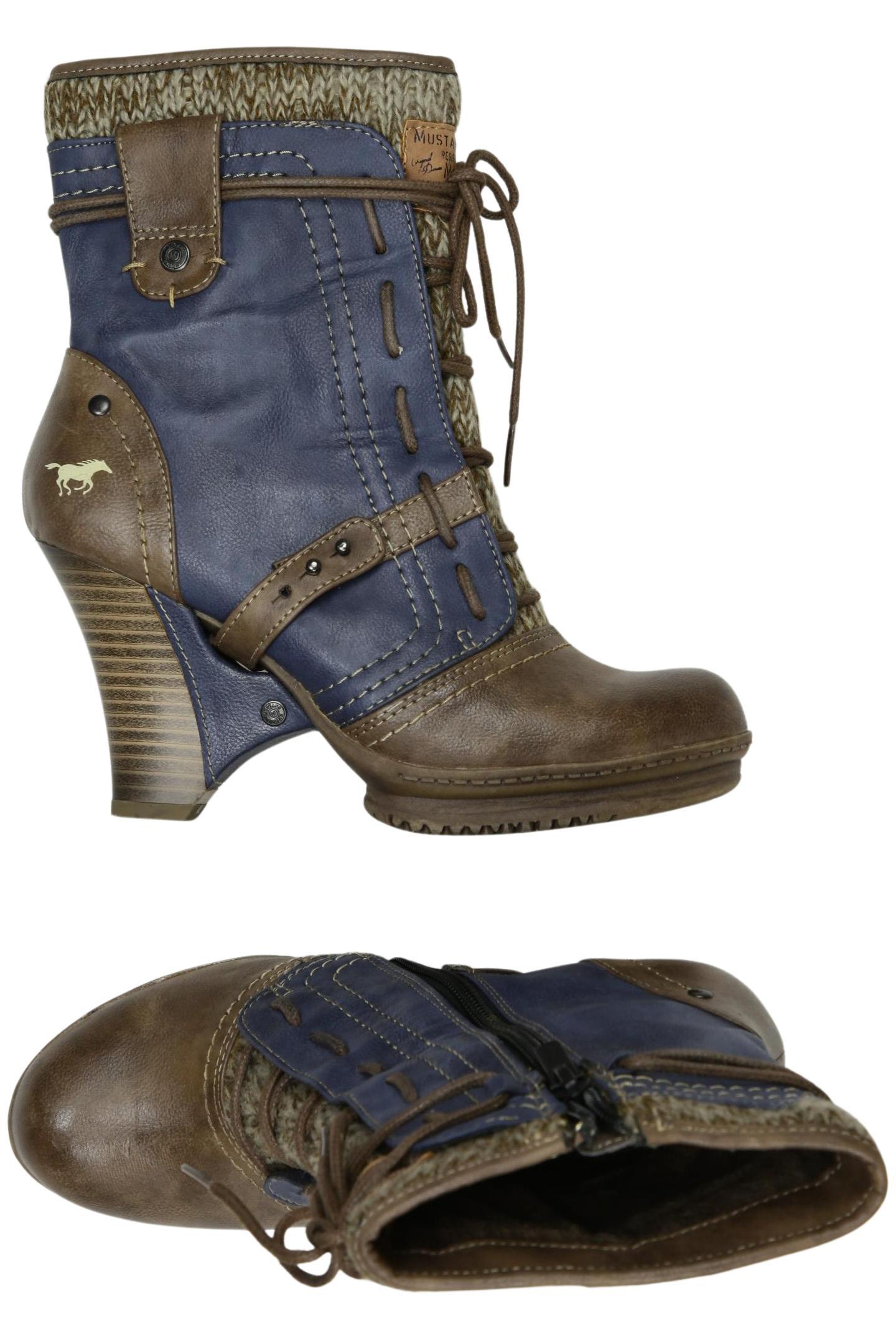 

Mustang Damen Stiefelette, blau, Gr. 37