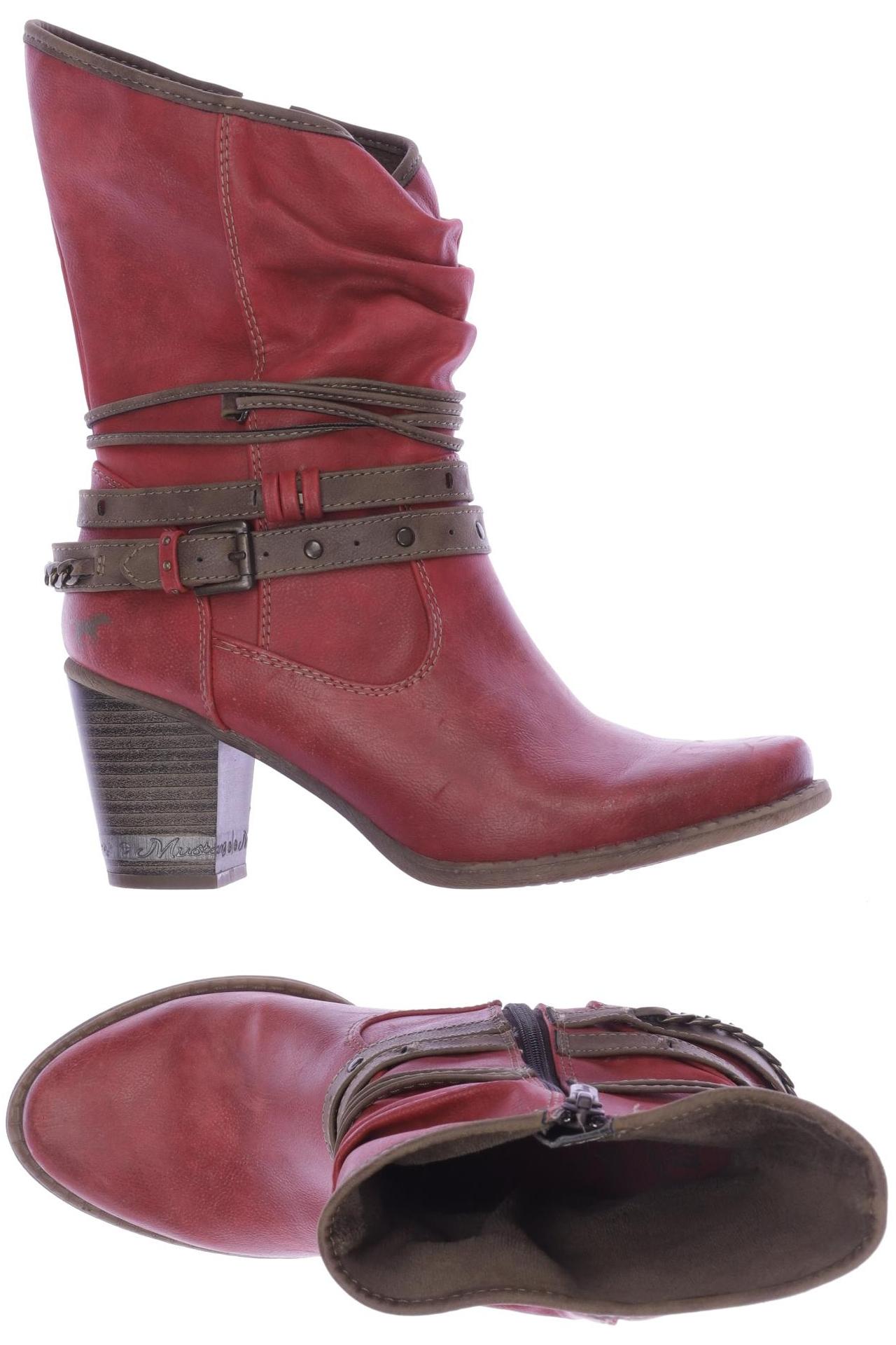 

Mustang Damen Stiefelette, rot, Gr. 39
