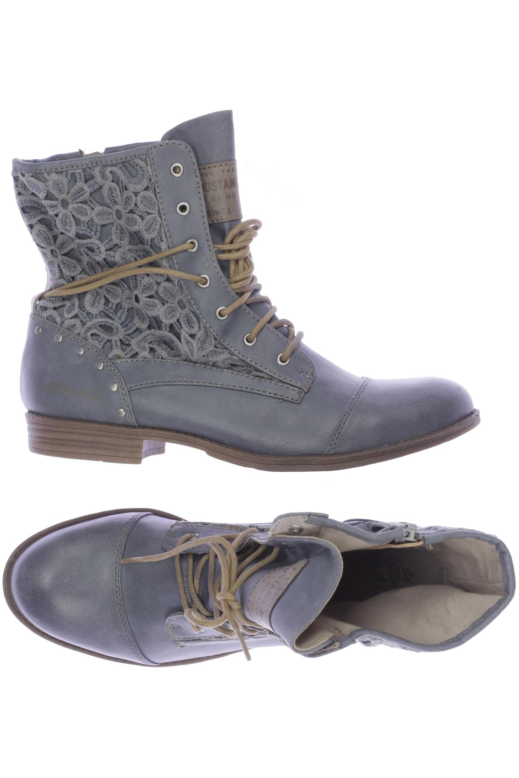 

Mustang Damen Stiefelette, hellblau, Gr. 39