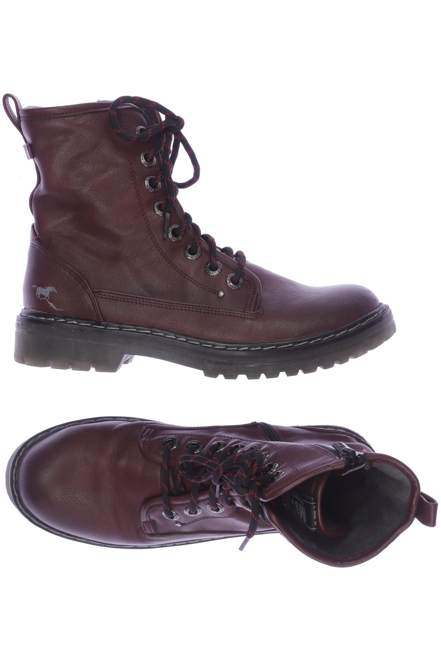 

Mustang Damen Stiefelette, bordeaux, Gr. 40