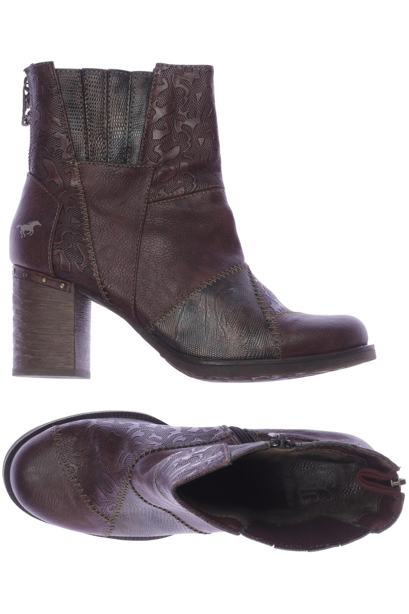 

Mustang Damen Stiefelette, bordeaux, Gr. 42
