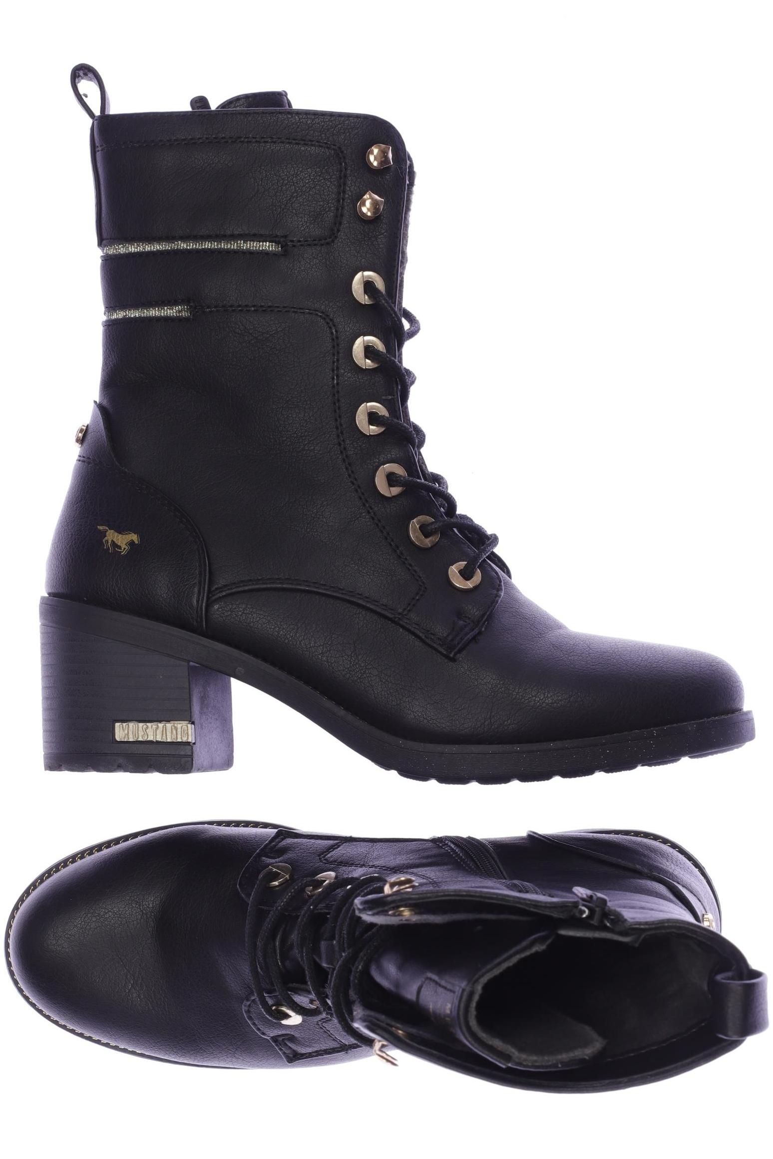 

Mustang Damen Stiefelette, schwarz, Gr. 39