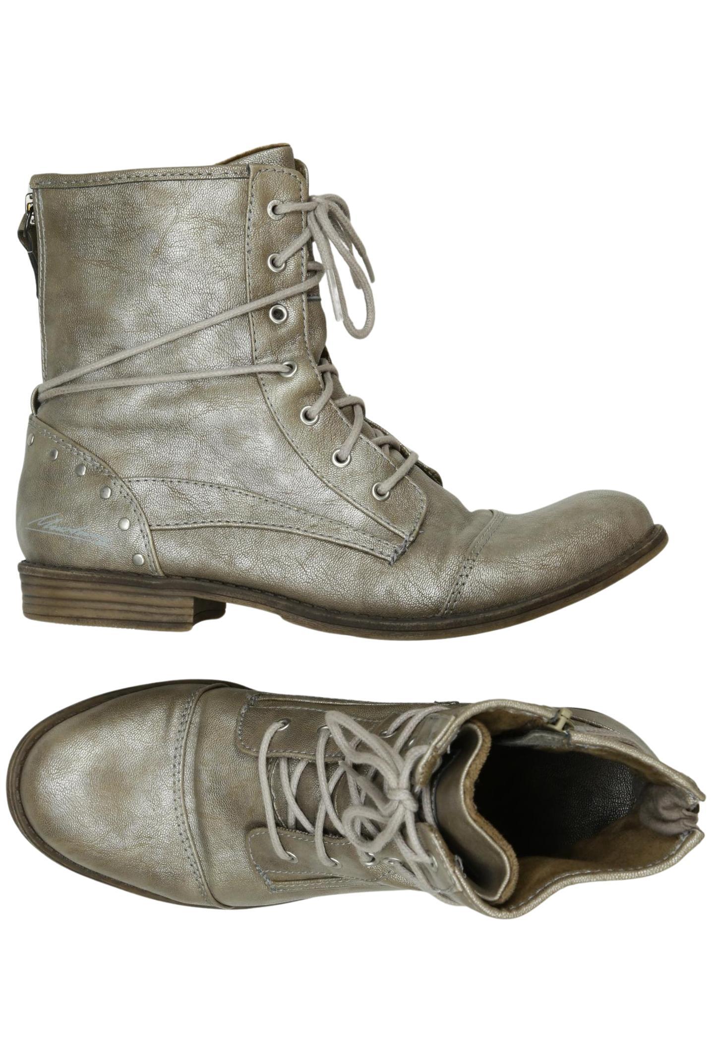 

Mustang Damen Stiefelette, silber, Gr. 38