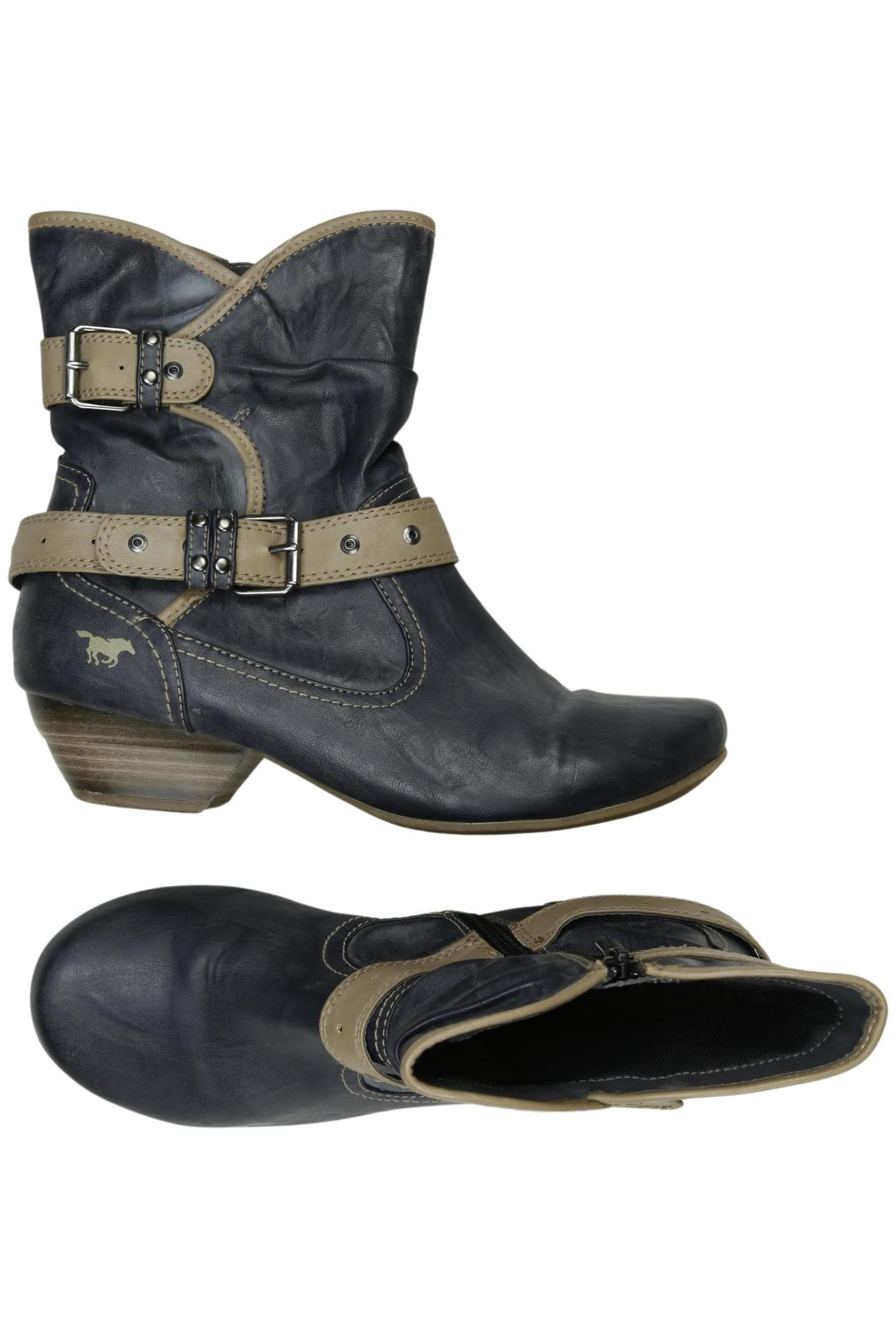 

Mustang Damen Stiefelette, marineblau, Gr. 40