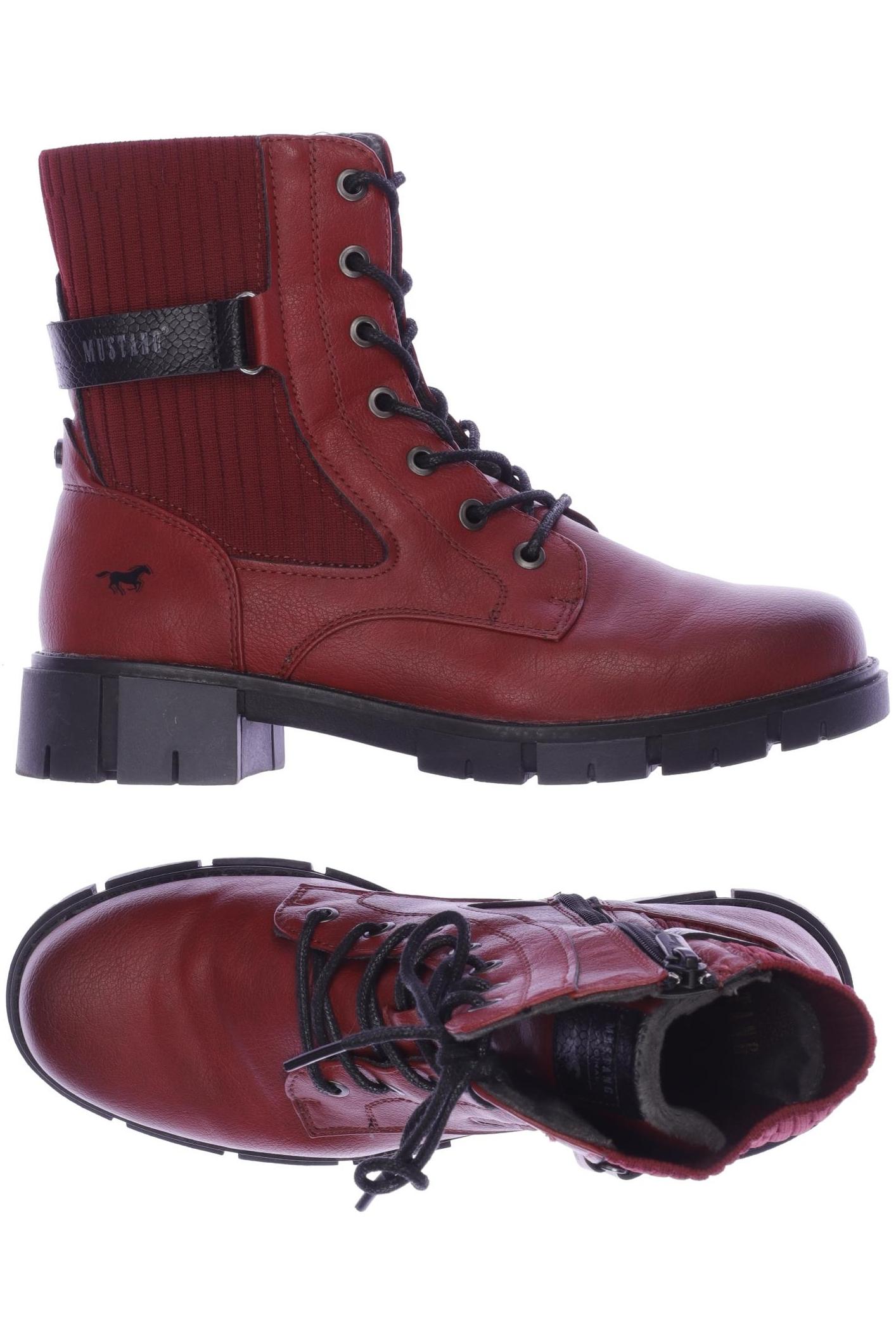

Mustang Damen Stiefelette, rot, Gr. 38