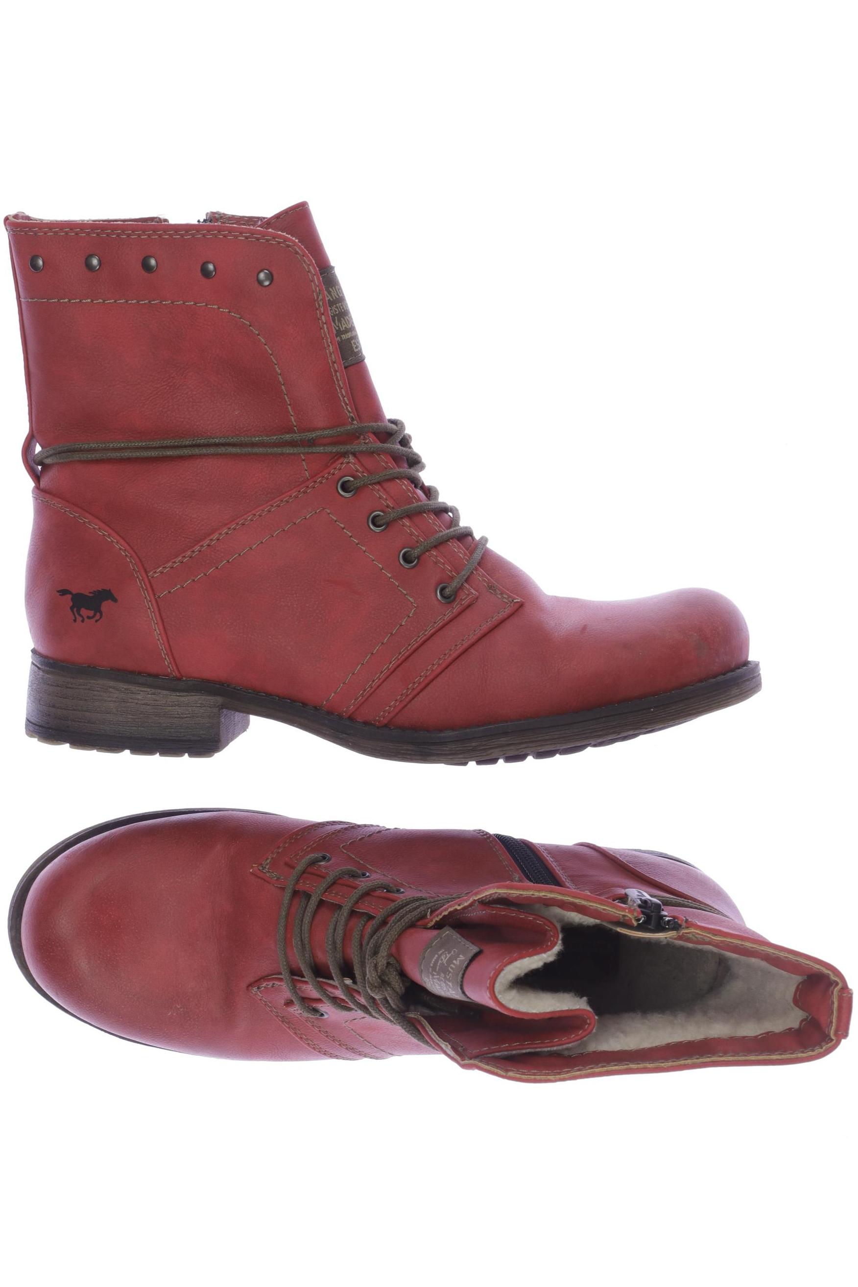 

Mustang Damen Stiefelette, rot, Gr. 41