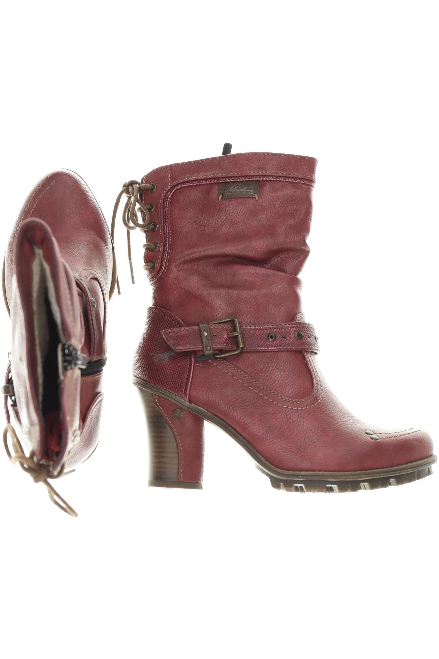 

Mustang Damen Stiefelette, rot, Gr. 38