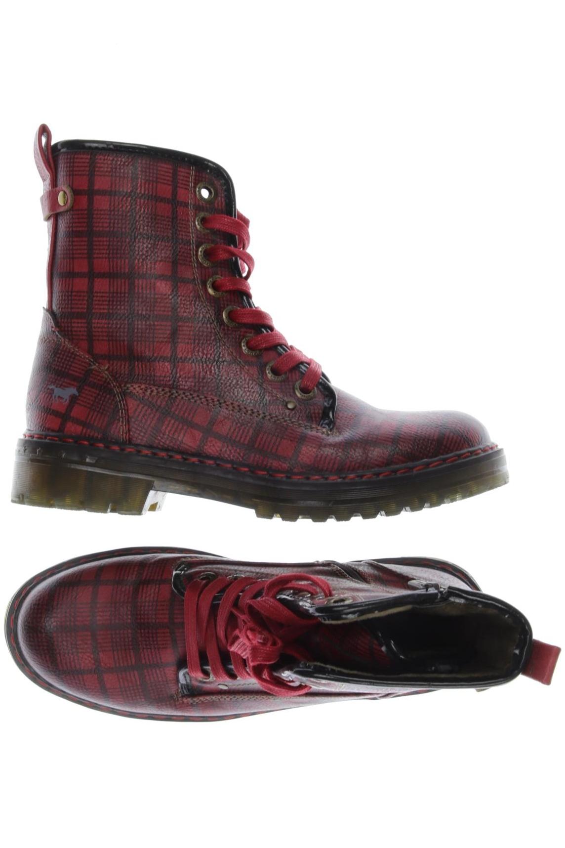 

Mustang Damen Stiefelette, bordeaux, Gr. 38