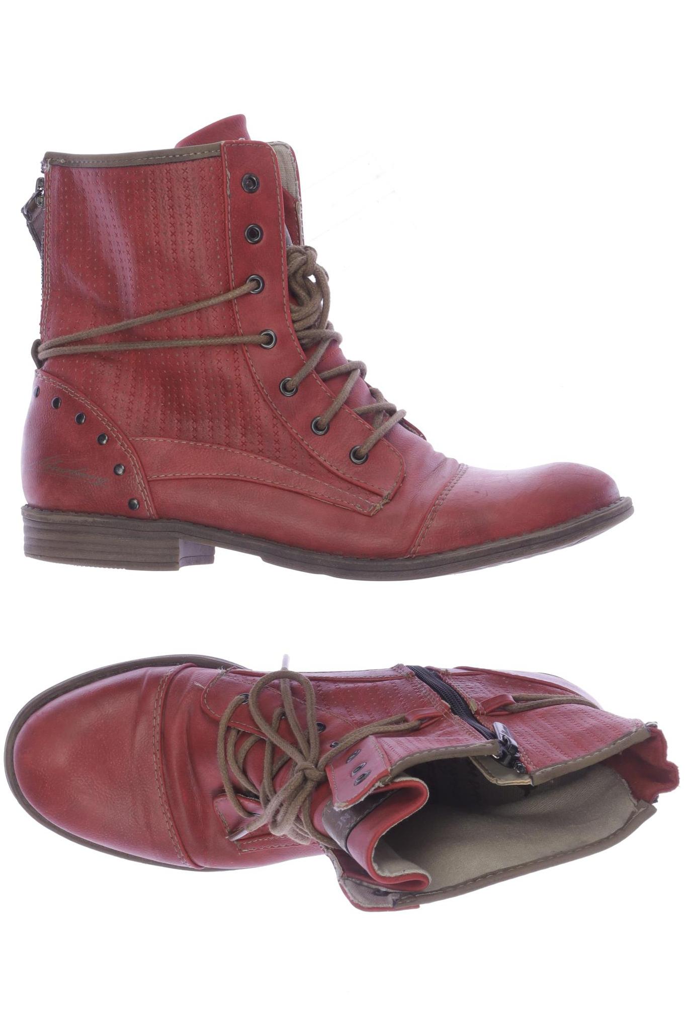 

Mustang Damen Stiefelette, rot, Gr. 38