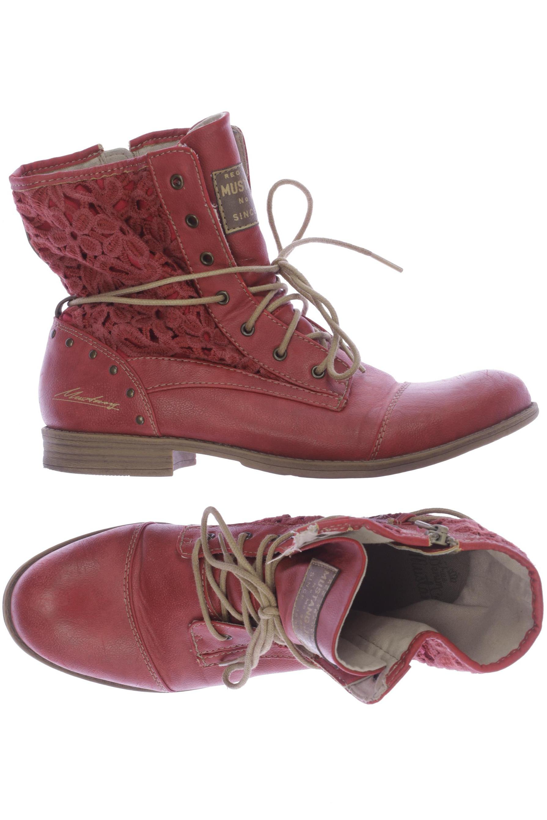 

MUSTANG Damen Stiefelette, rot