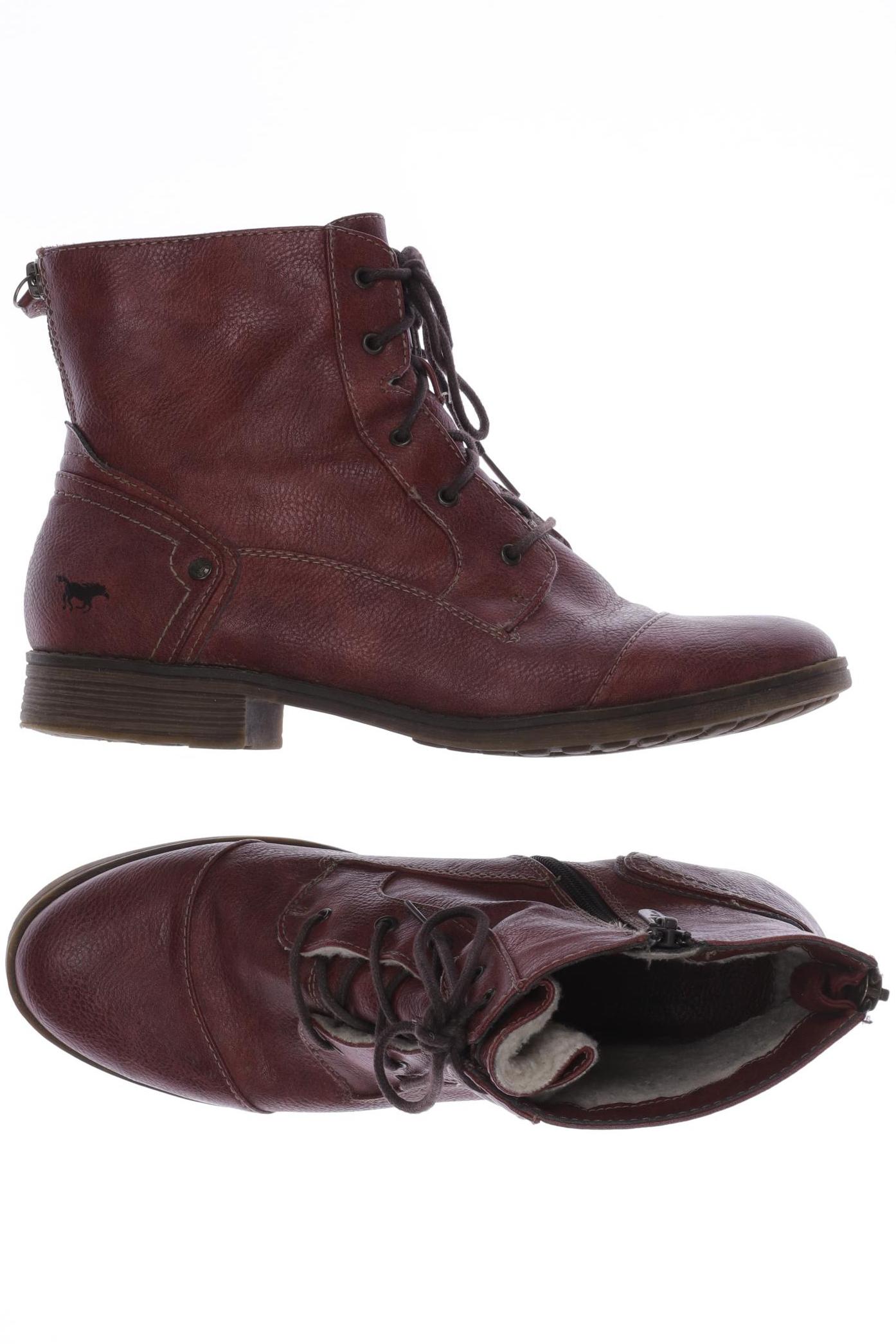 

Mustang Damen Stiefelette, bordeaux, Gr. 41