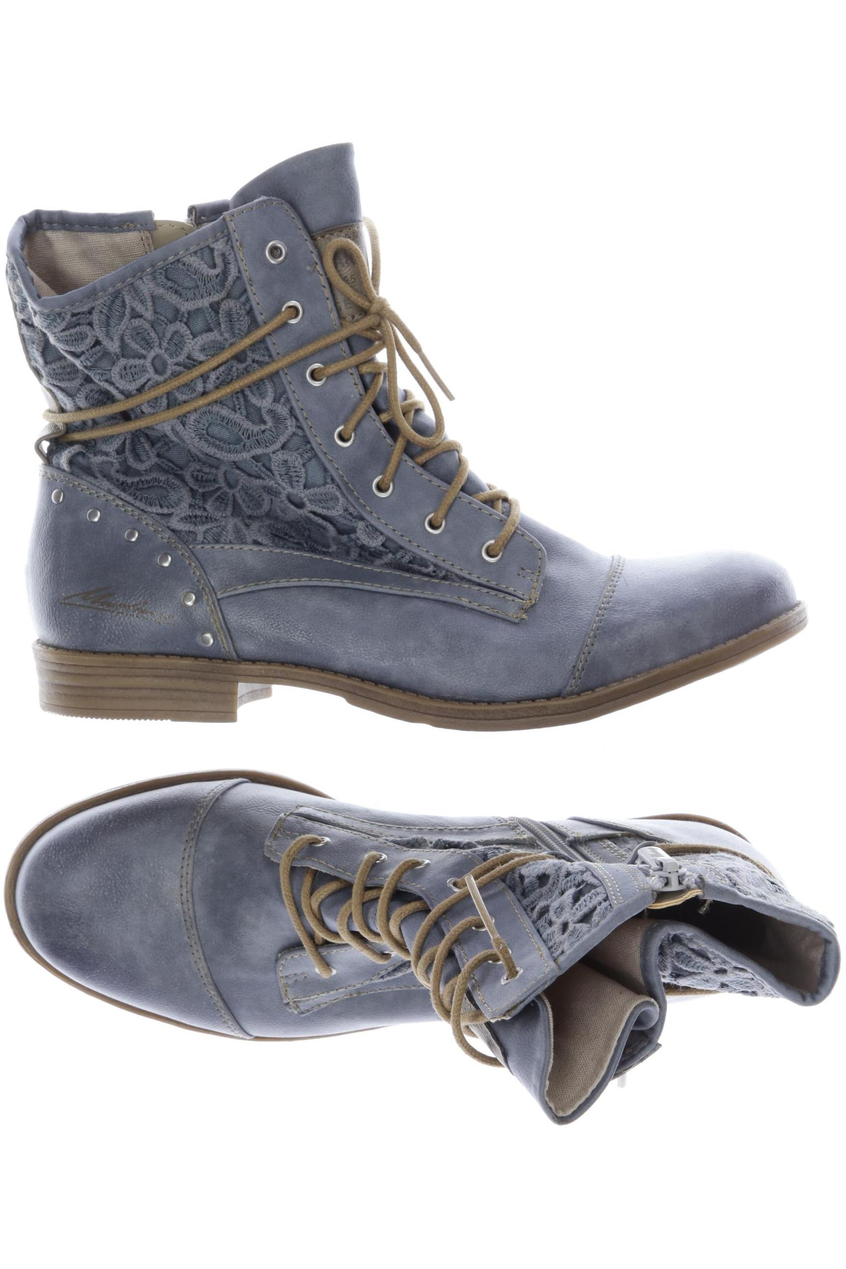 

Mustang Damen Stiefelette, hellblau, Gr. 40
