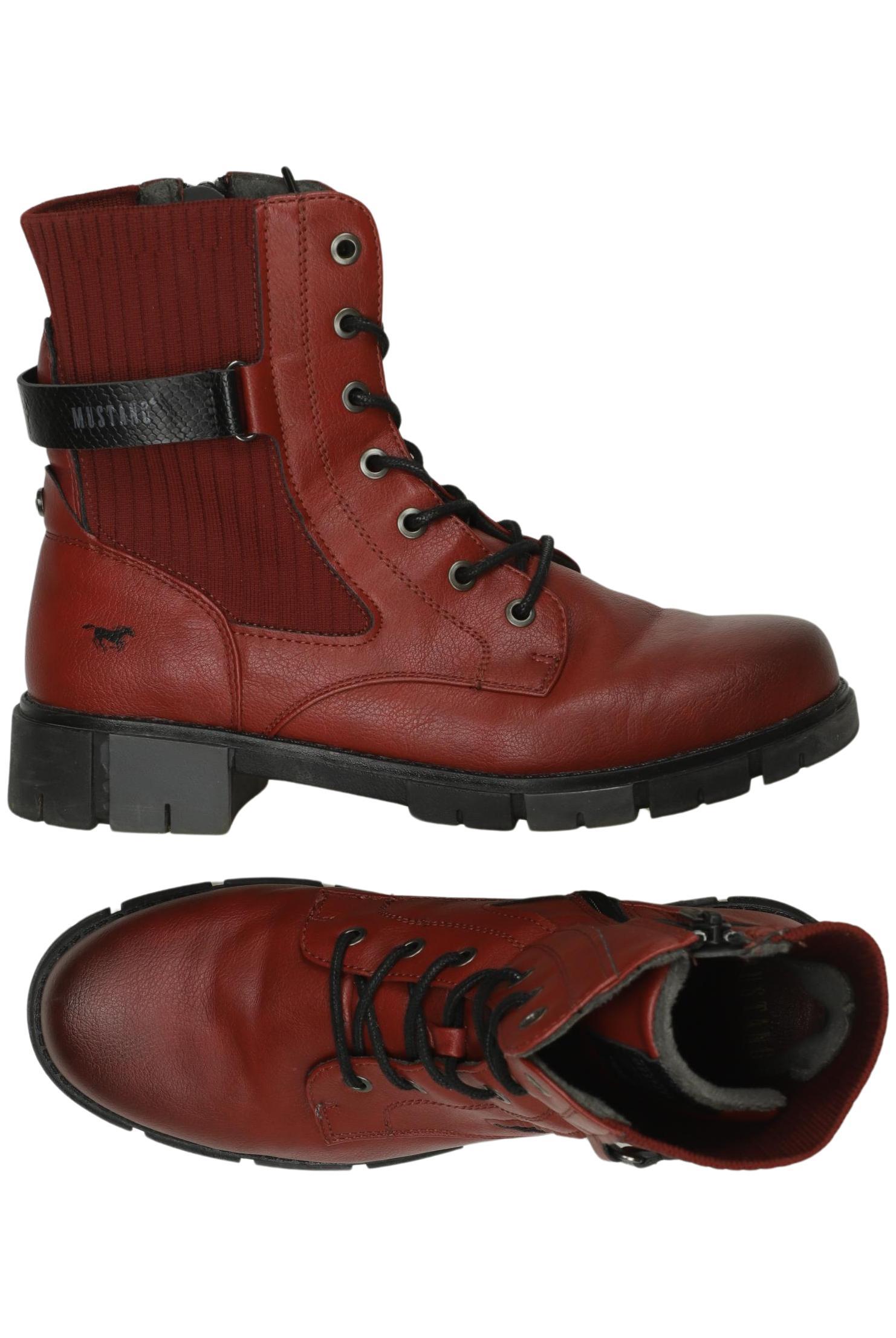 

Mustang Damen Stiefelette, rot, Gr. 40