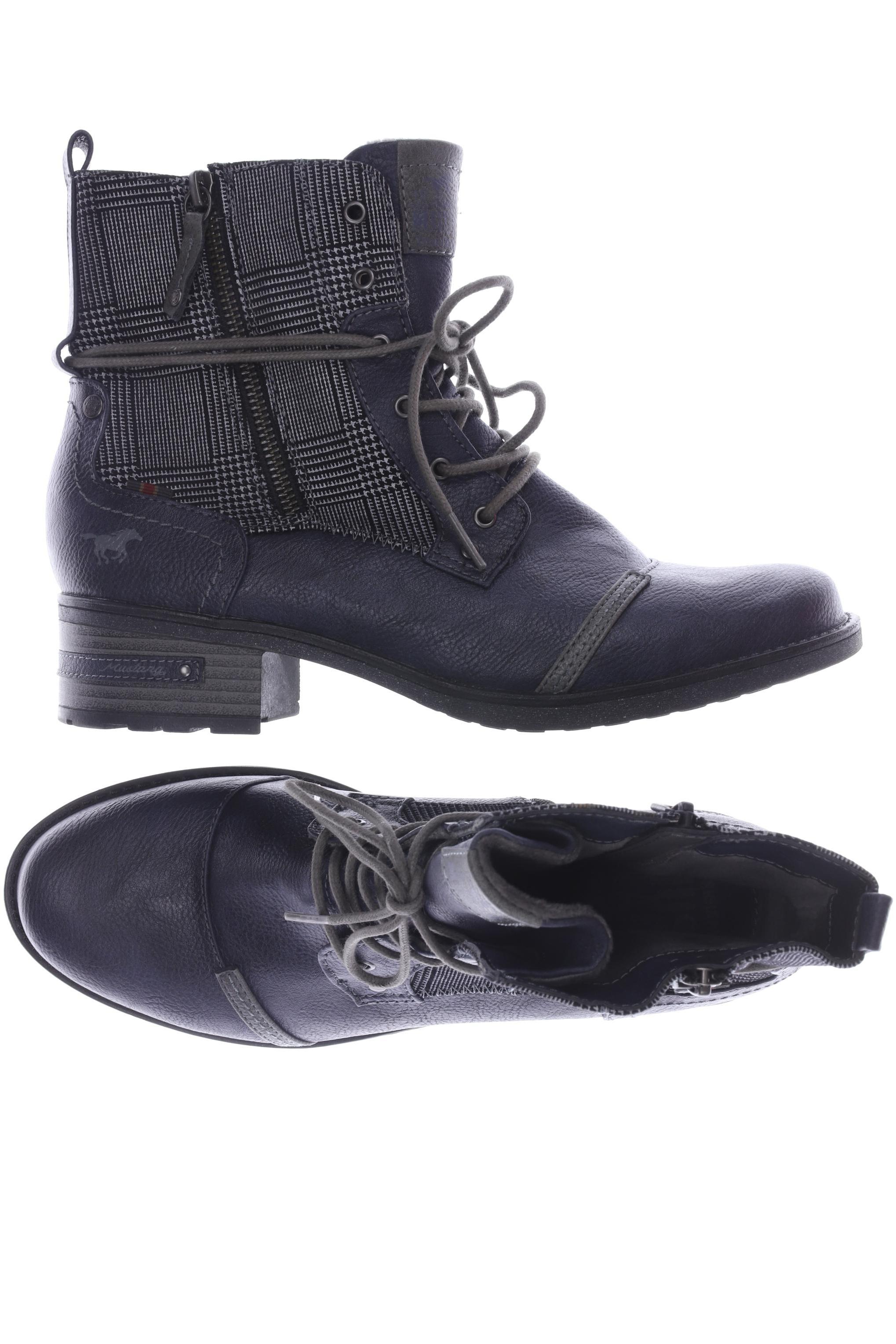 

Mustang Damen Stiefelette, blau, Gr. 40