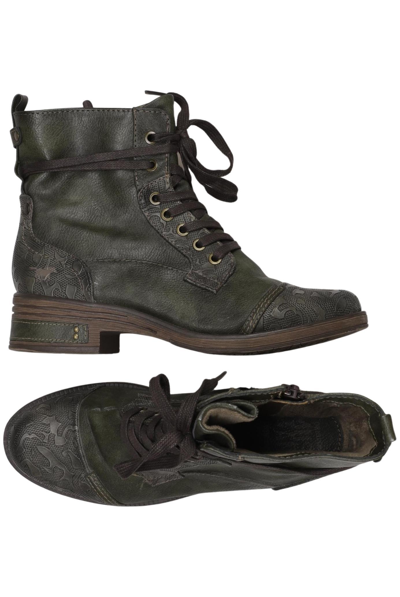 

Mustang Damen Stiefelette, grün, Gr. 39