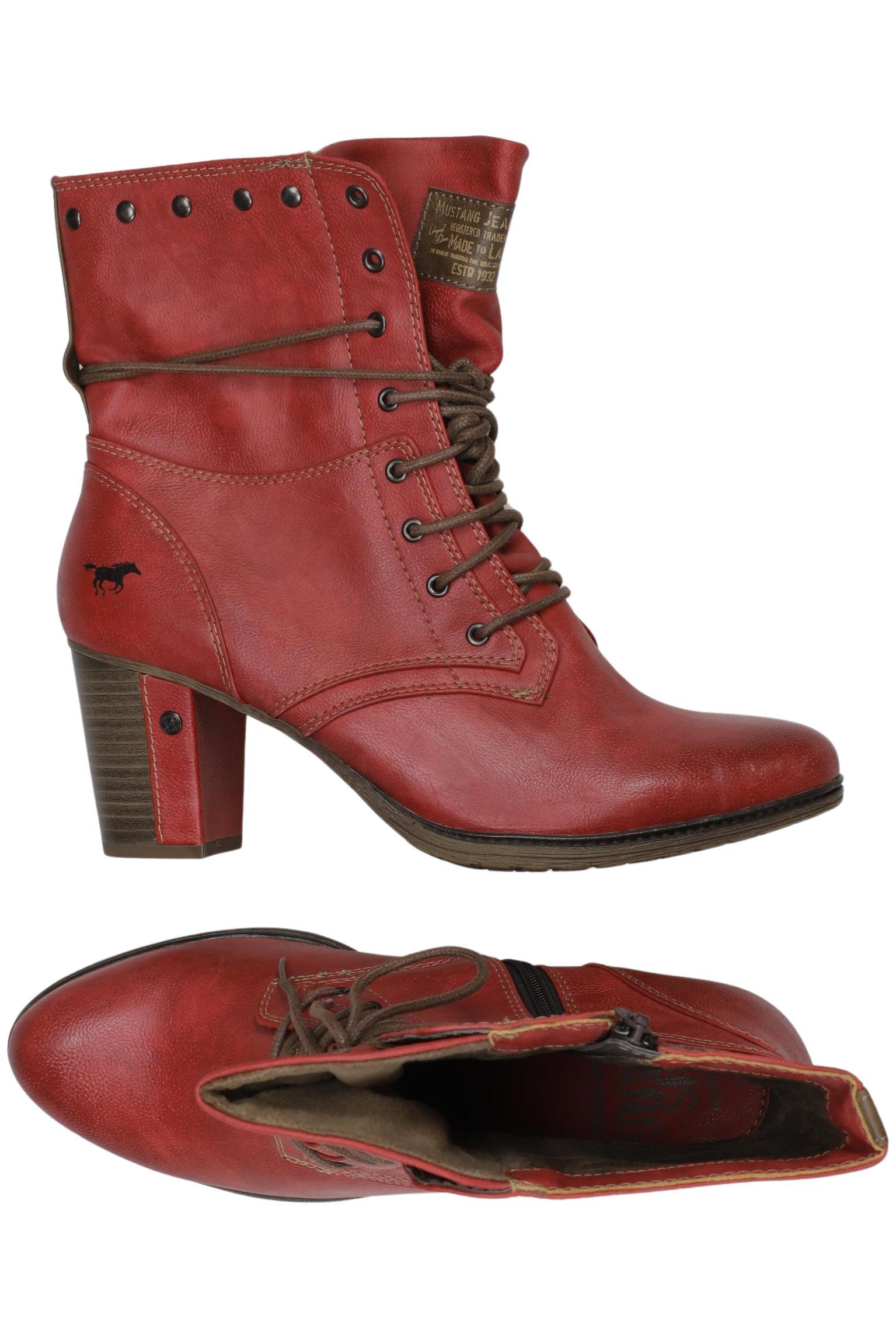 

Mustang Damen Stiefelette, rot, Gr. 41