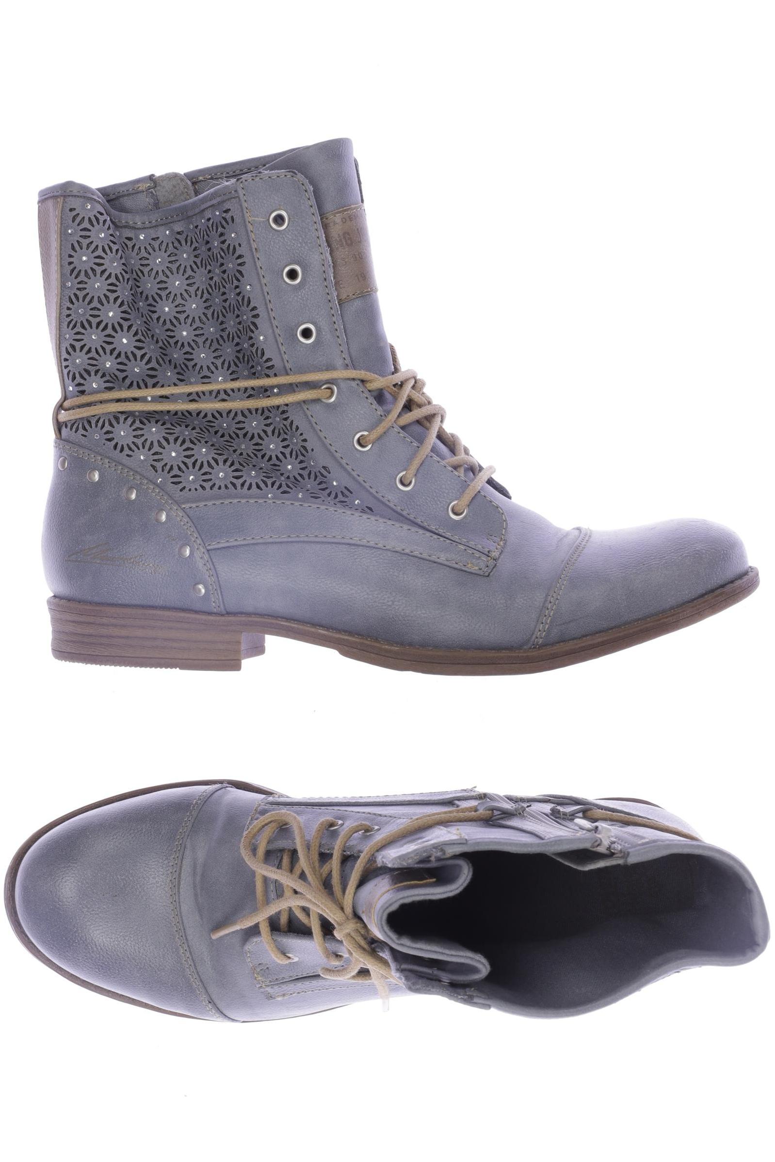 

Mustang Damen Stiefelette, blau, Gr. 40