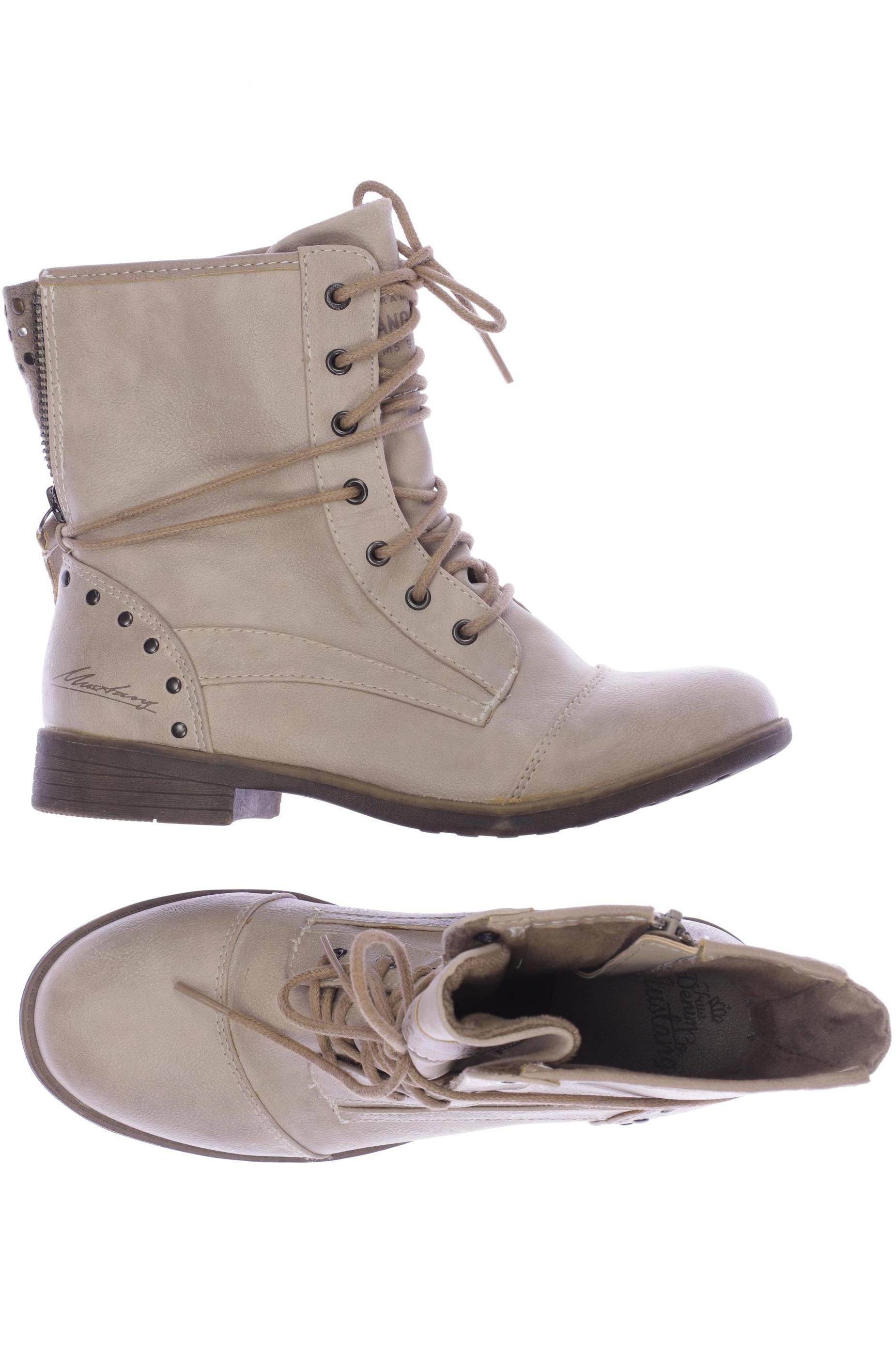 

Mustang Damen Stiefelette, beige, Gr. 35