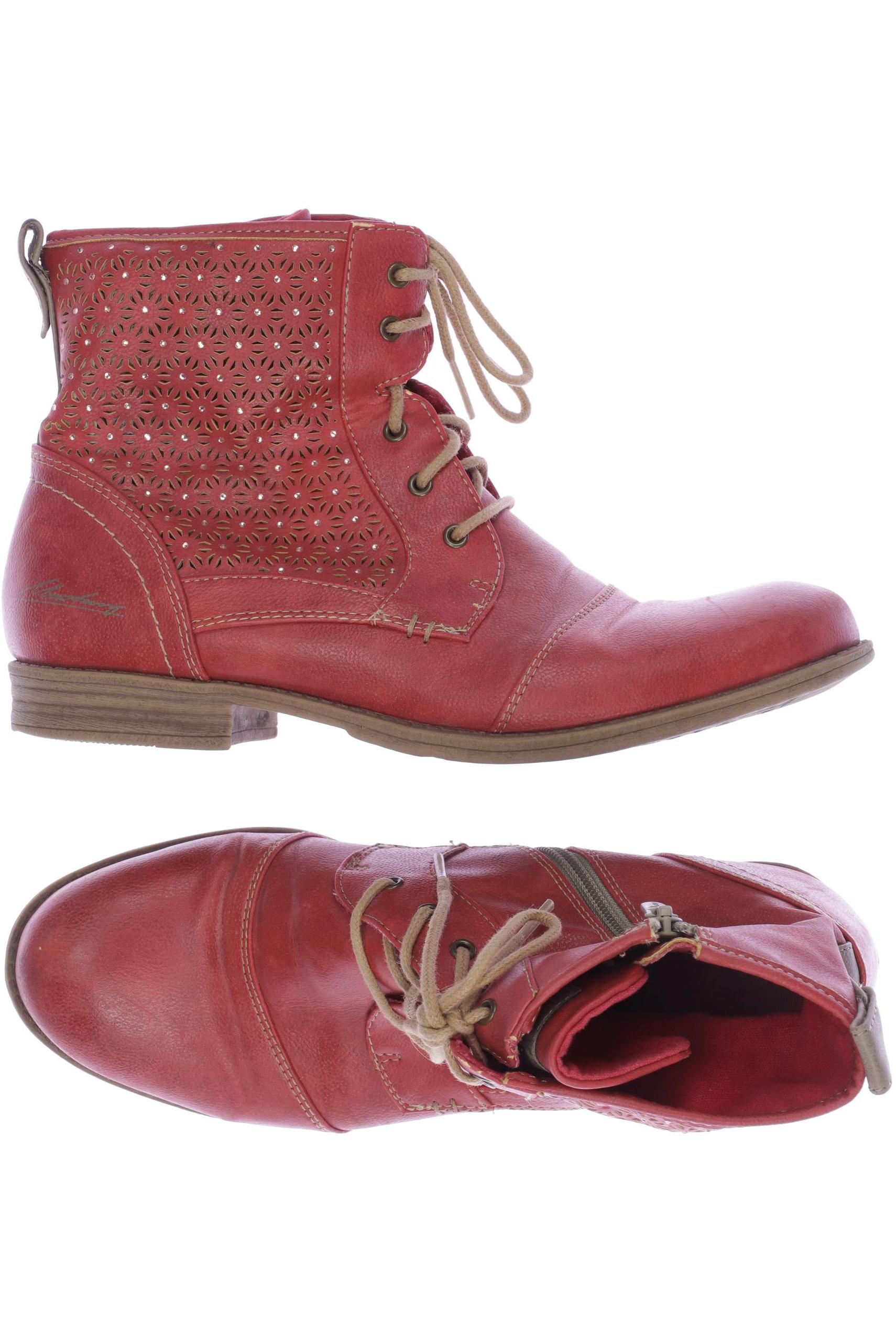 

Mustang Damen Stiefelette, rot, Gr. 40