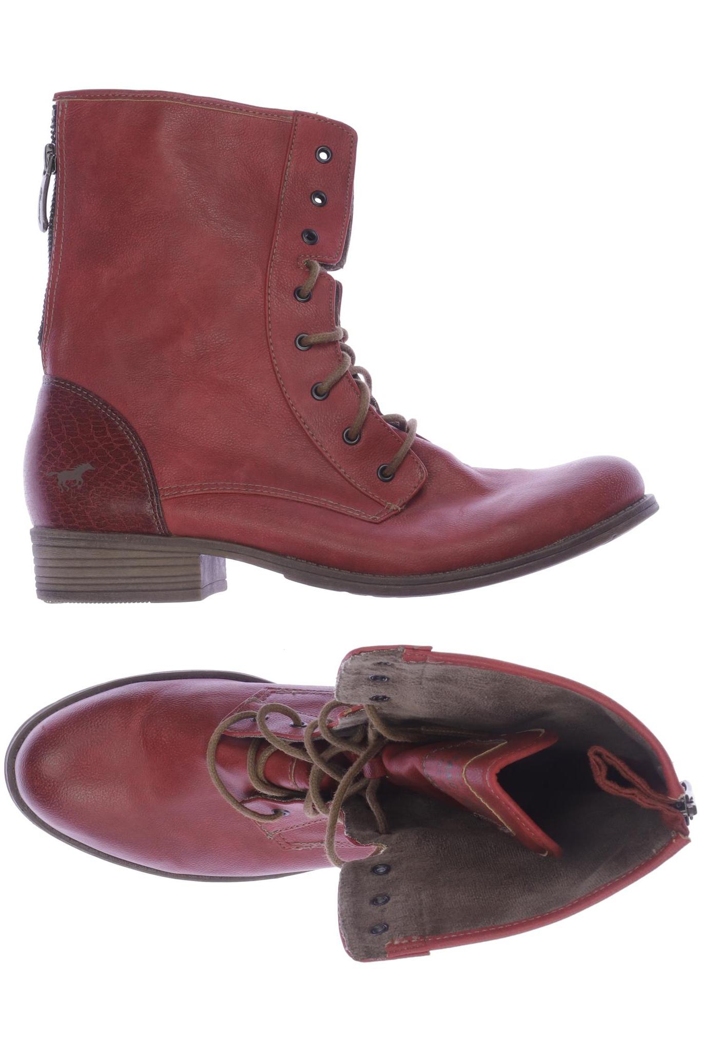 

Mustang Damen Stiefelette, rot, Gr. 40