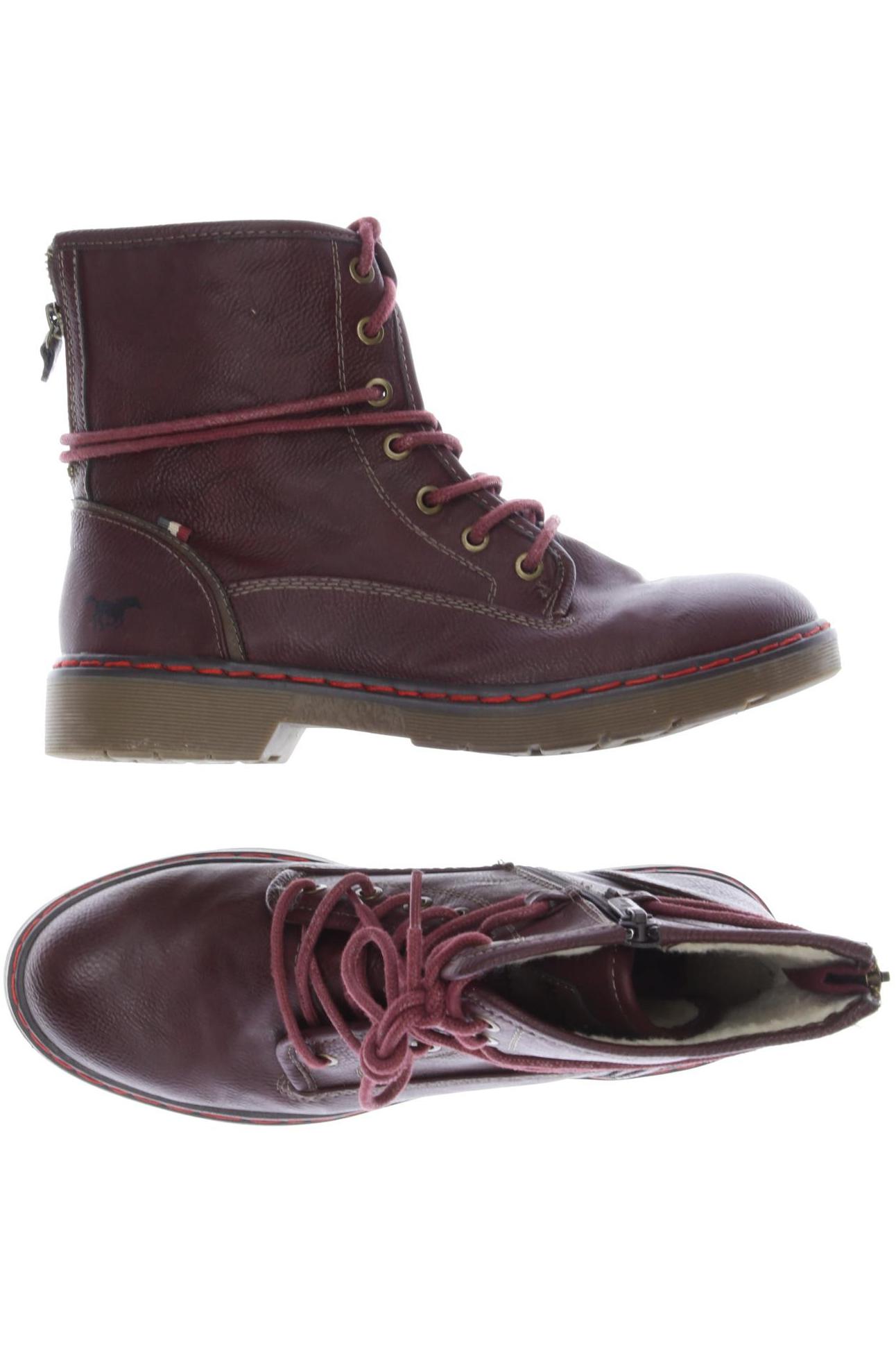 

Mustang Damen Stiefelette, bordeaux, Gr. 40