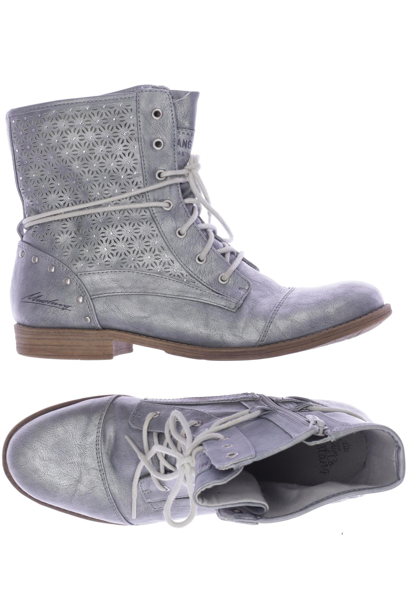 

Mustang Damen Stiefelette, hellblau, Gr. 39