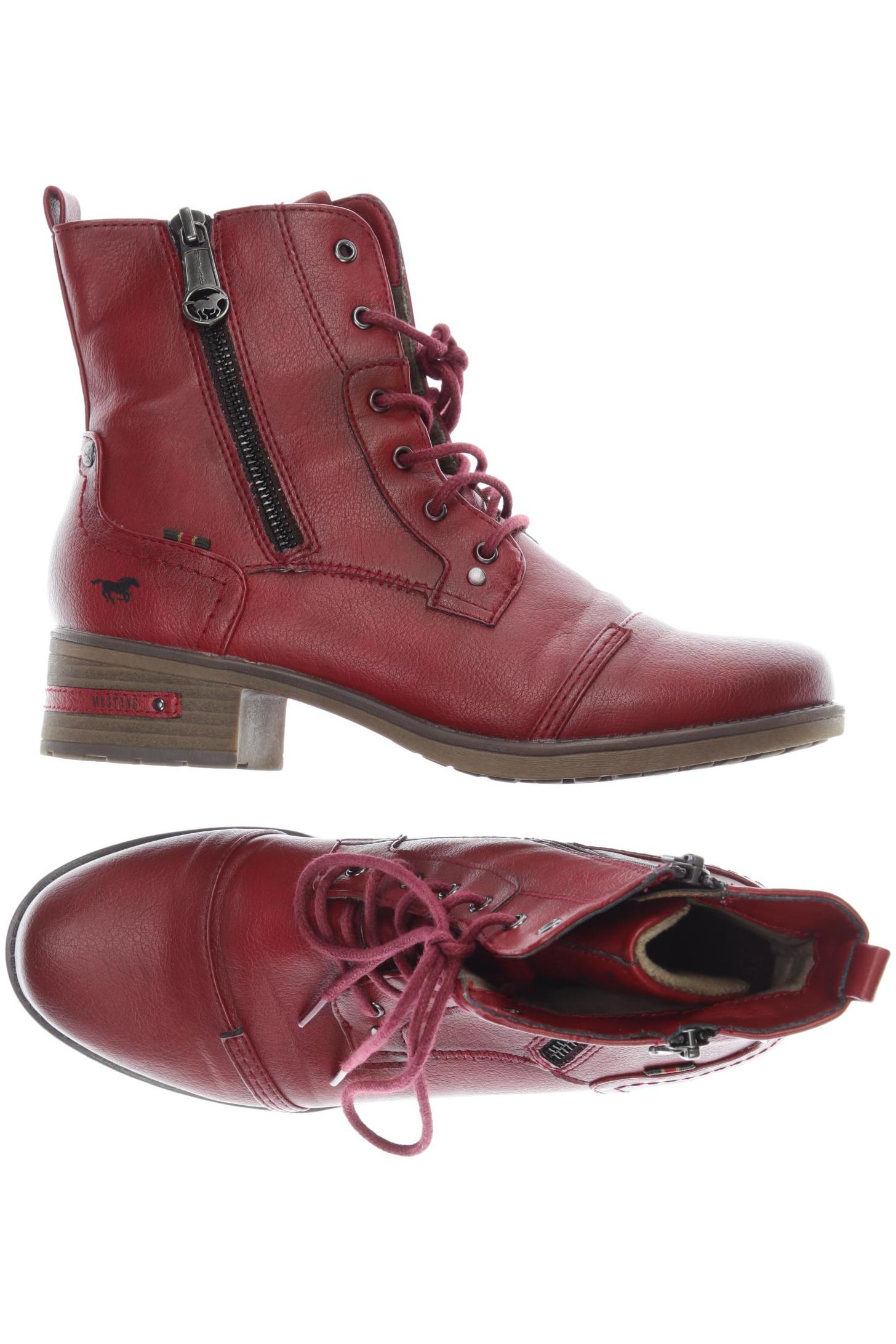 

Mustang Damen Stiefelette, rot, Gr. 38