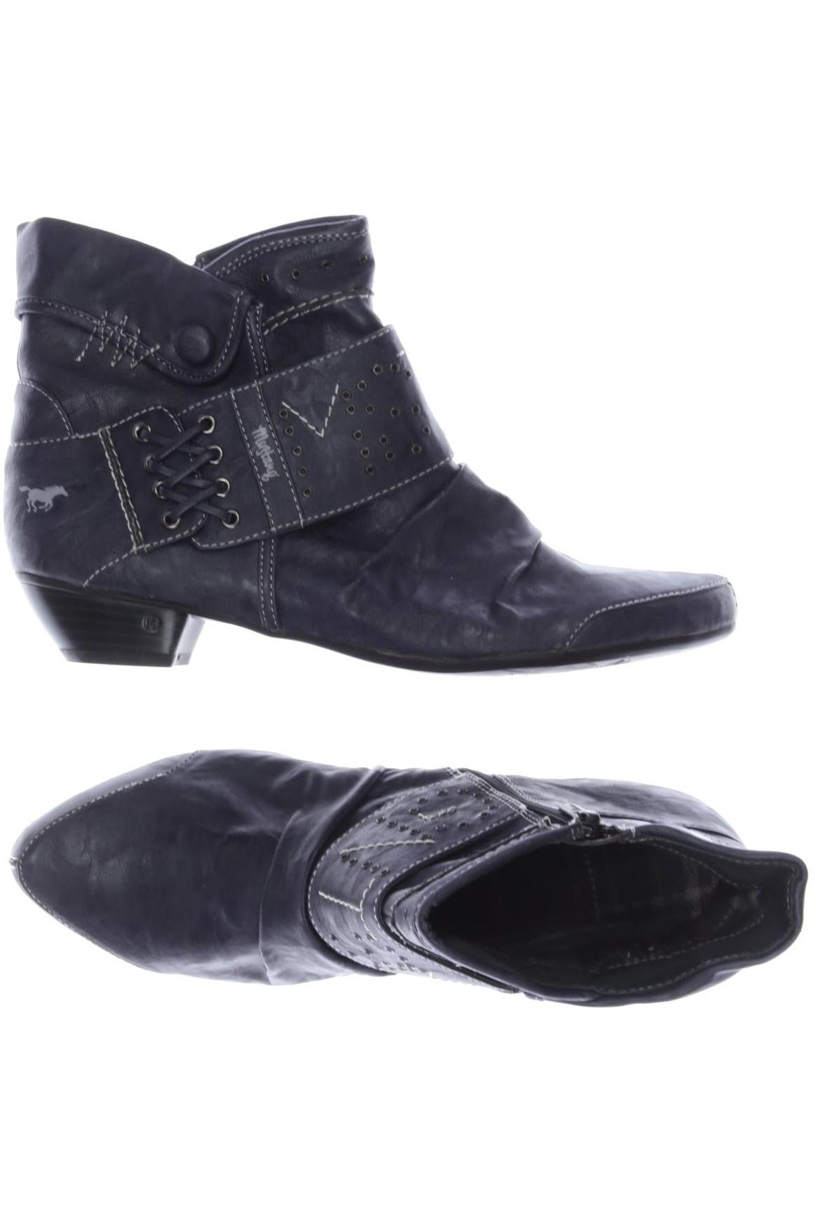 

Mustang Damen Stiefelette, blau, Gr. 42