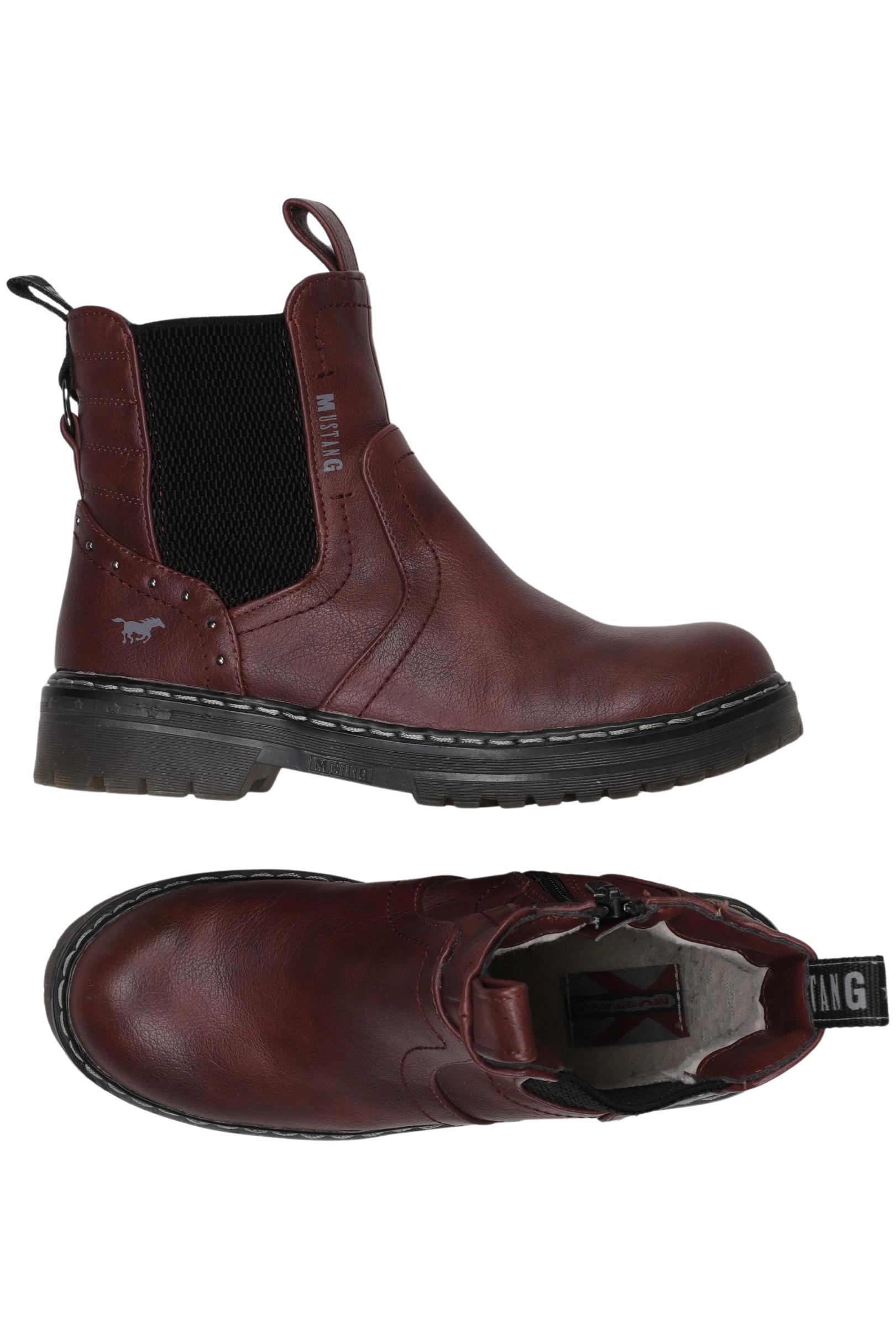 

Mustang Damen Stiefelette, bordeaux, Gr. 36