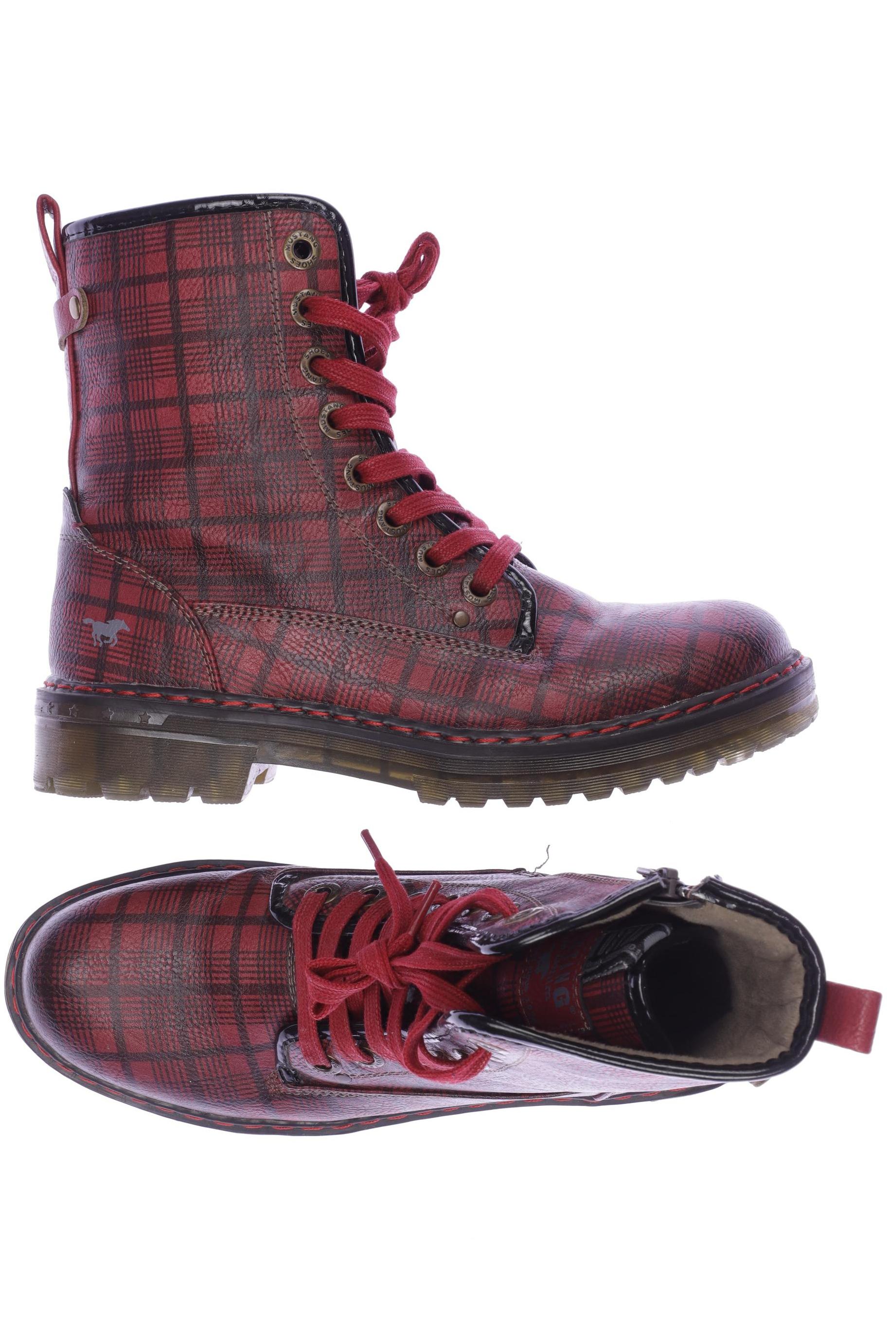 

Mustang Damen Stiefelette, rot, Gr. 39