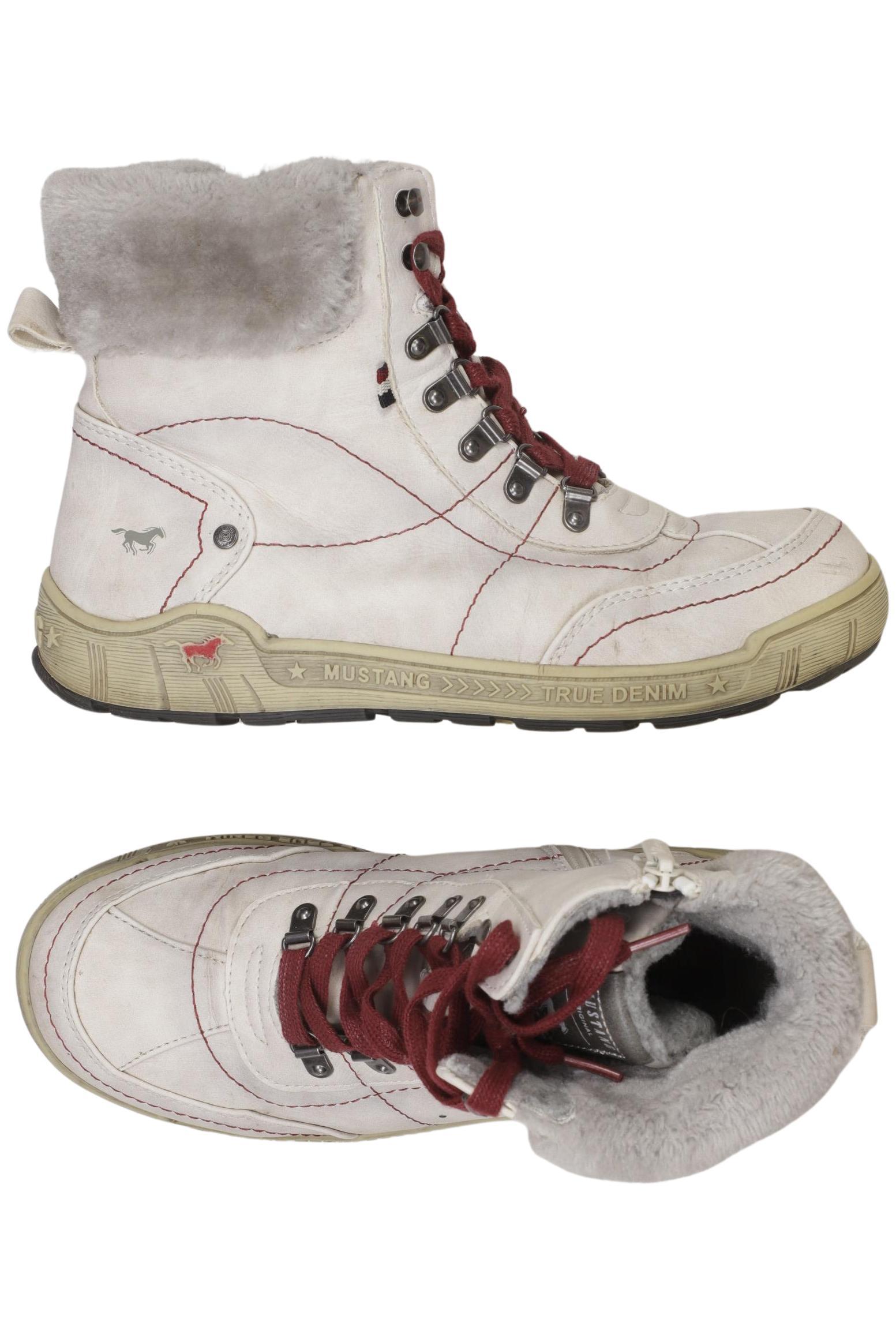 

Mustang Damen Stiefelette, weiß, Gr. 39