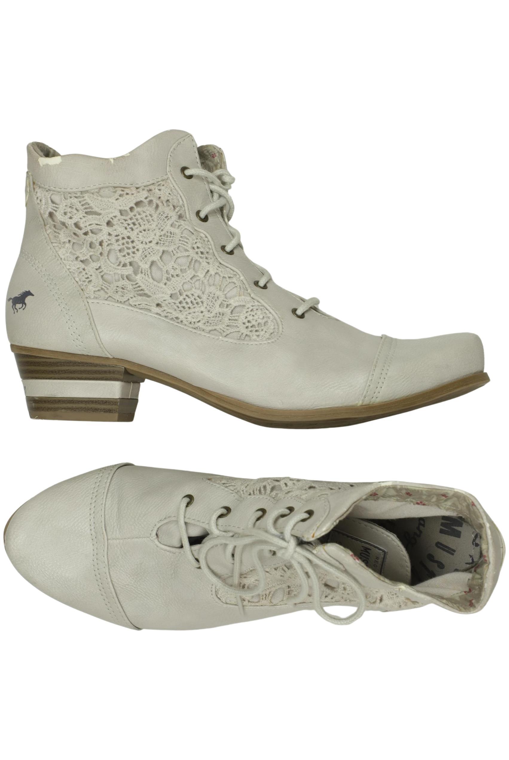 

Mustang Damen Stiefelette, cremeweiß, Gr. 41