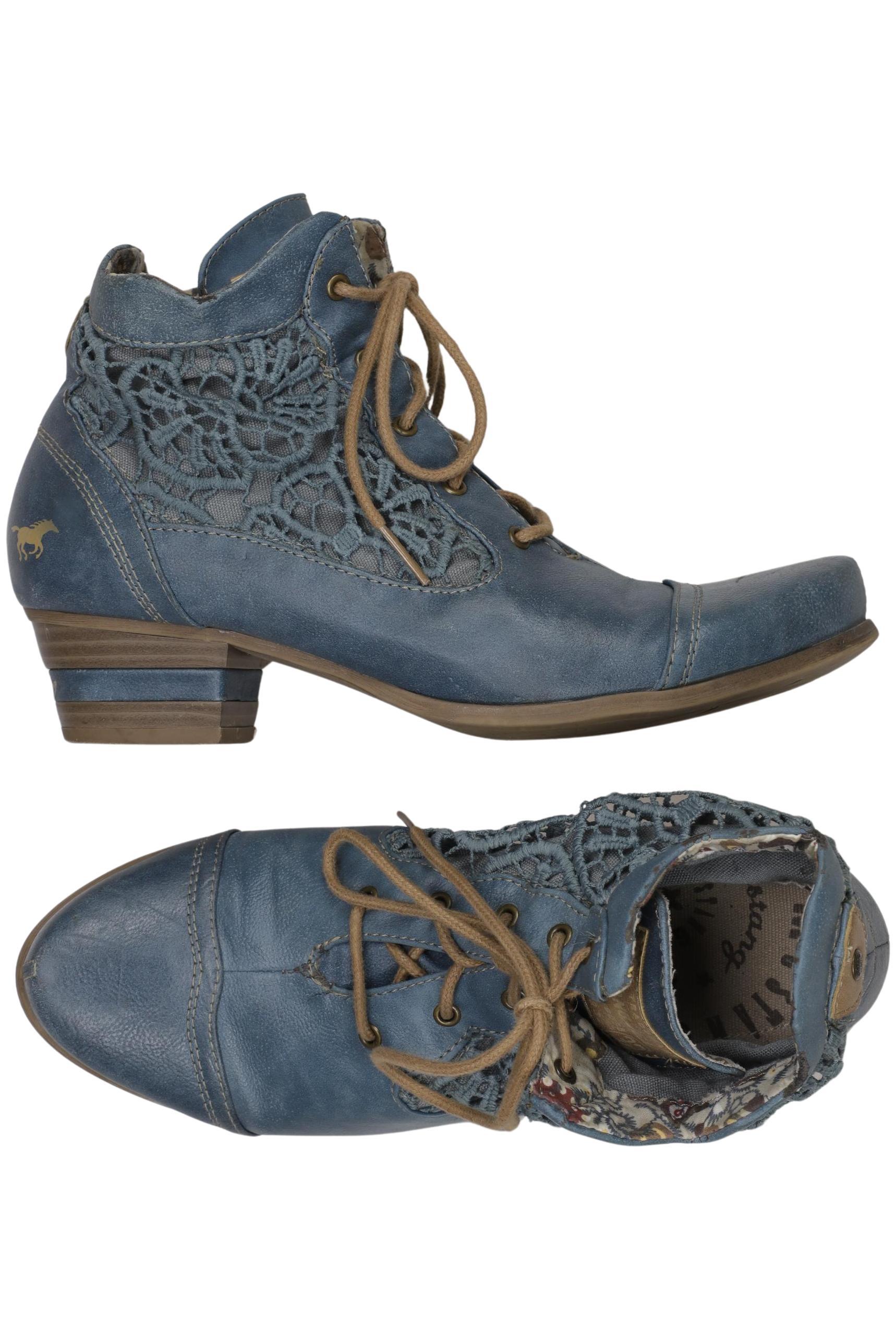 

Mustang Damen Stiefelette, blau, Gr. 39