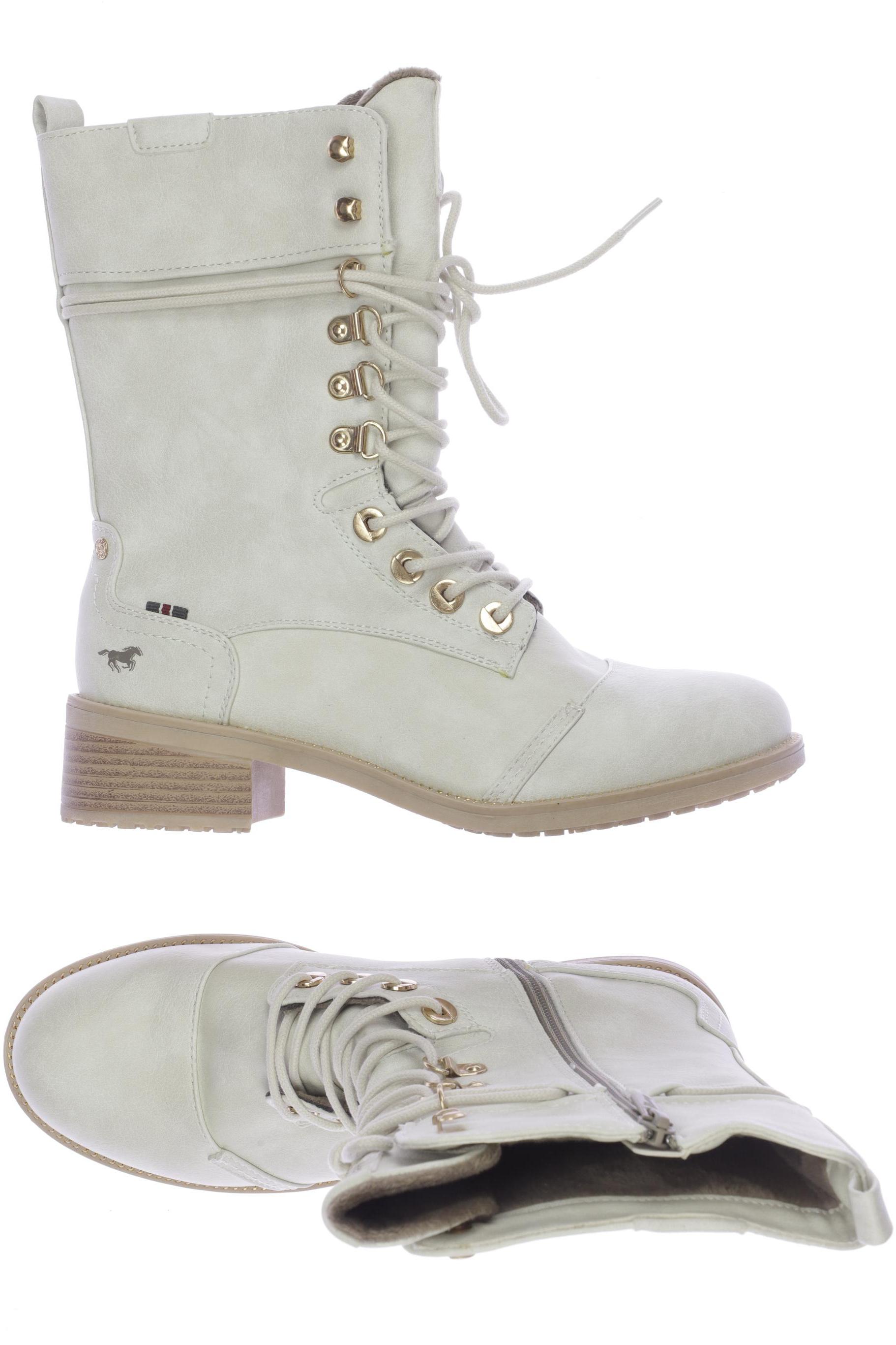 

Mustang Damen Stiefelette, cremeweiß, Gr. 39