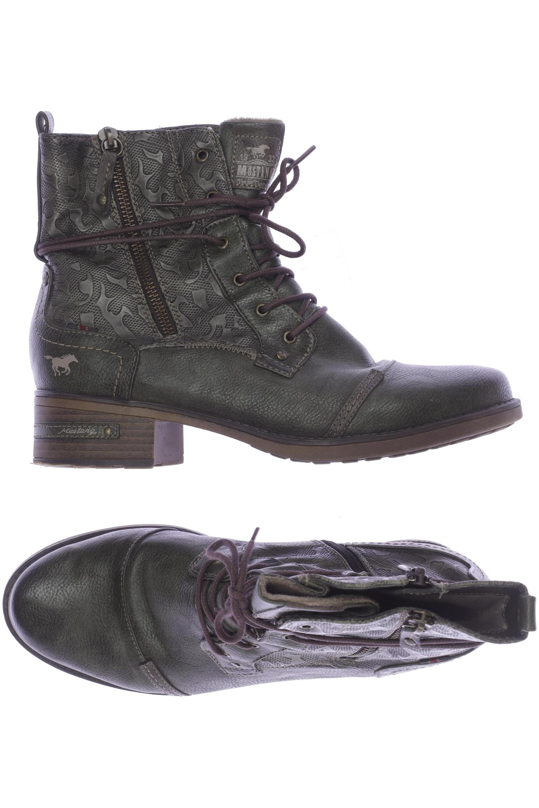 

Mustang Damen Stiefelette, grün, Gr. 41