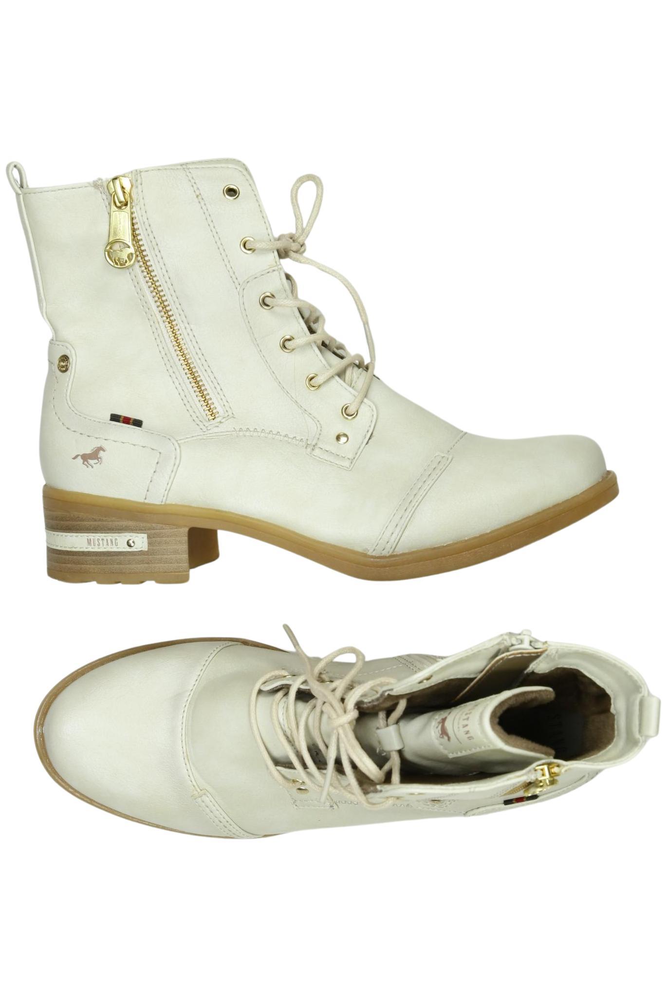 

Mustang Damen Stiefelette, weiß, Gr. 40