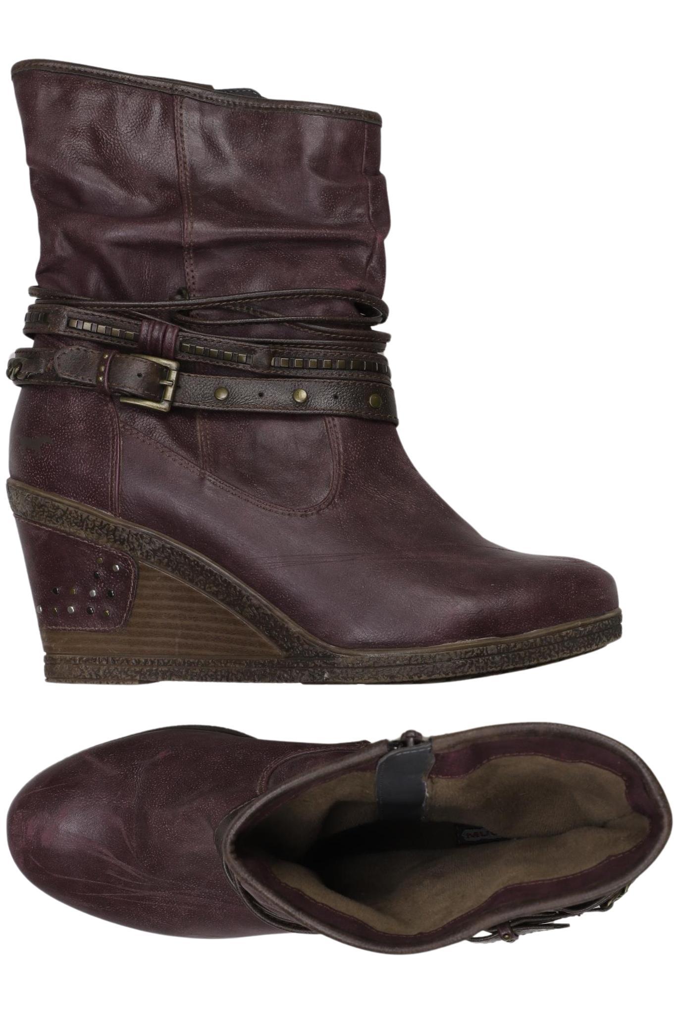 

Mustang Damen Stiefelette, bordeaux, Gr. 41