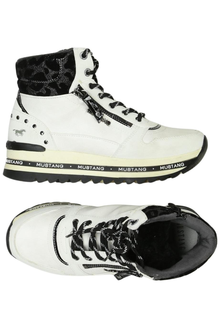 

Mustang Damen Stiefelette, weiß, Gr. 36