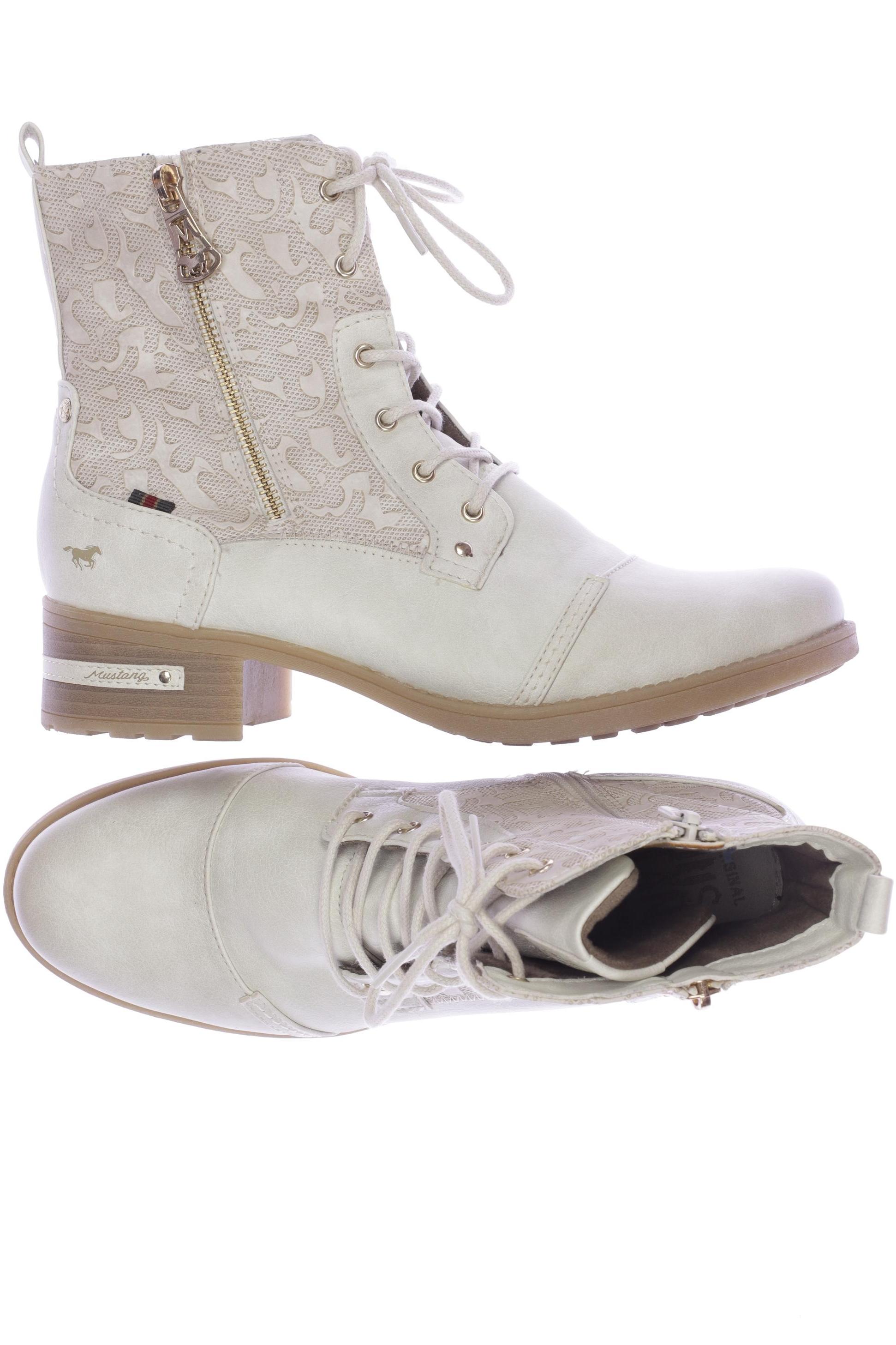

Mustang Damen Stiefelette, cremeweiß, Gr. 41